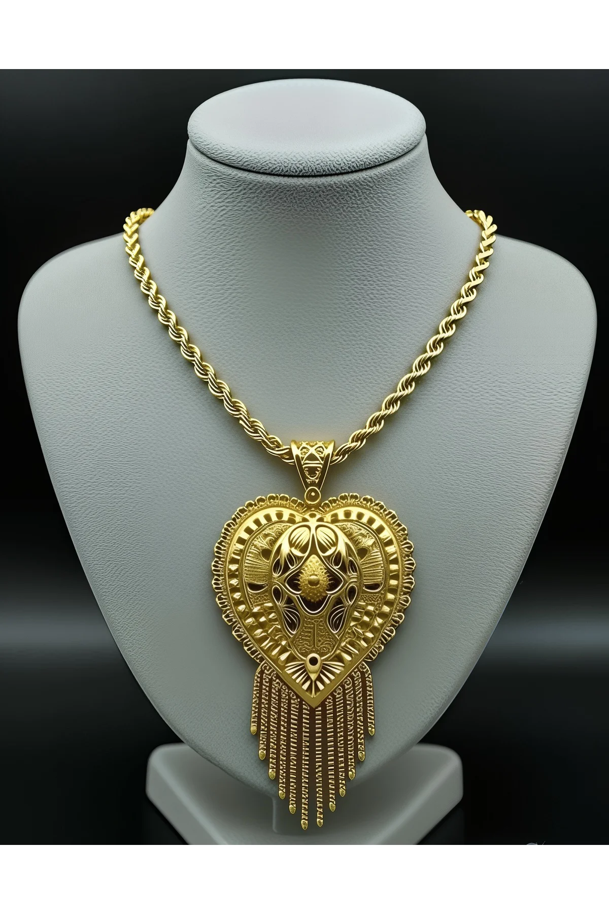 Jade'm Gold Altın Kaplamalı Şık Kolye