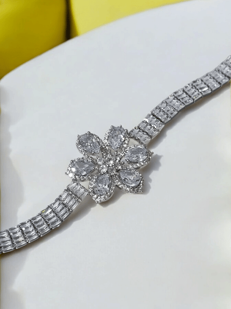 Jade'm Gold  Çelik Zirkon Taşli Bileklik