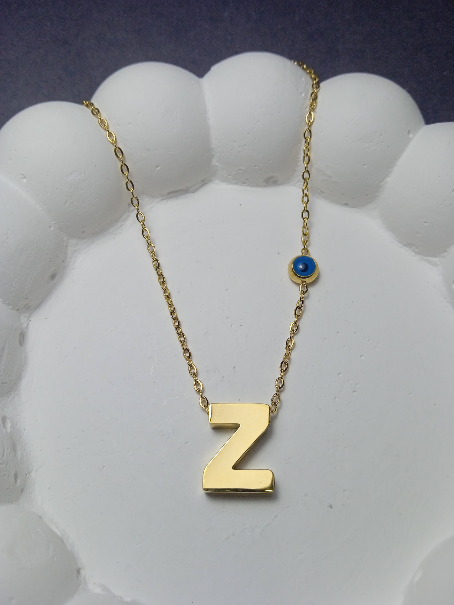 Jade'm Gold  Çelik Z Harfli Kolye