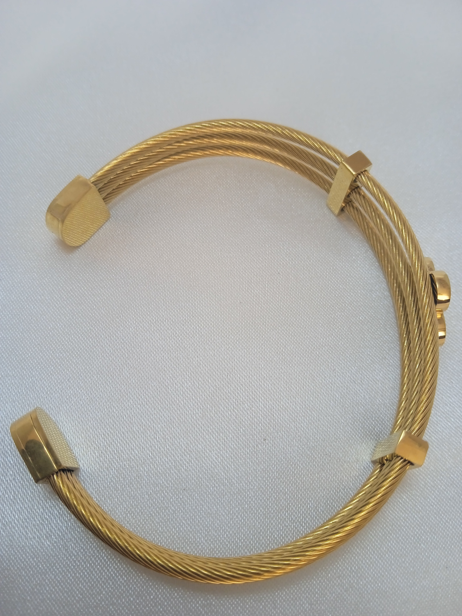 Jade'm Gold Jadem Gold Kadin Çelik Ayarlanabilir Bileklik