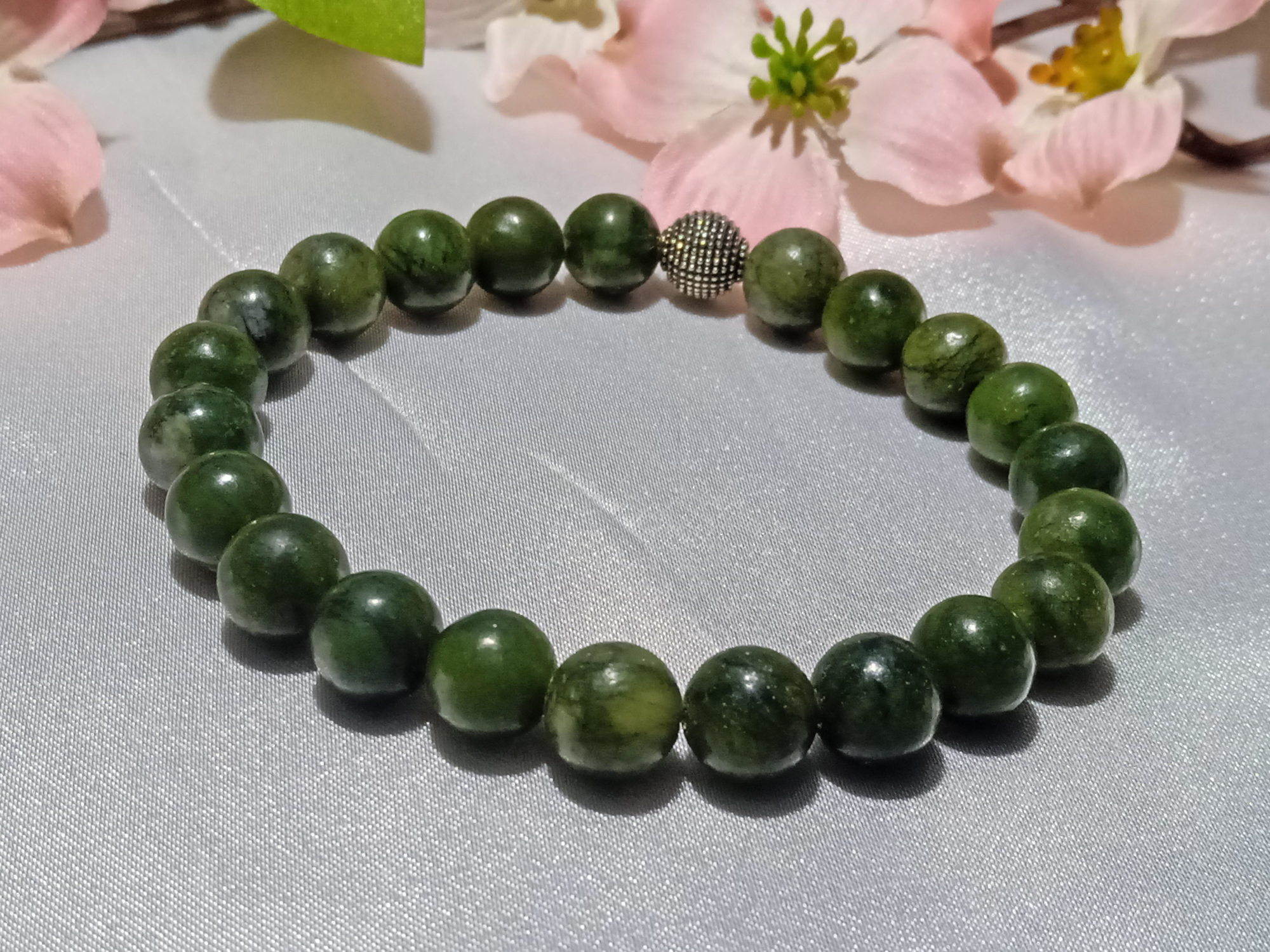 Jade'm Gold  Kanada Yeşim Doğaltaş Bileklik