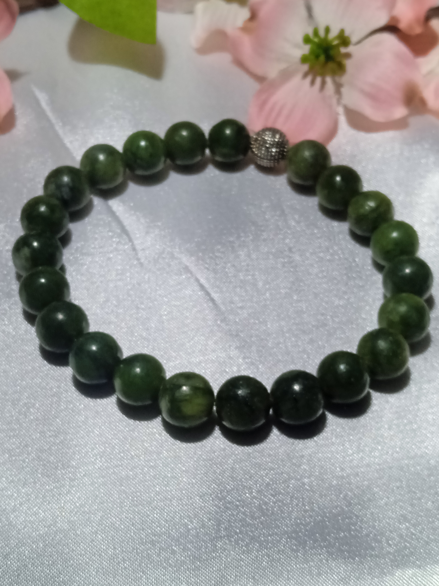 Jade'm Gold  Kanada Yeşim Doğaltaş Bileklik