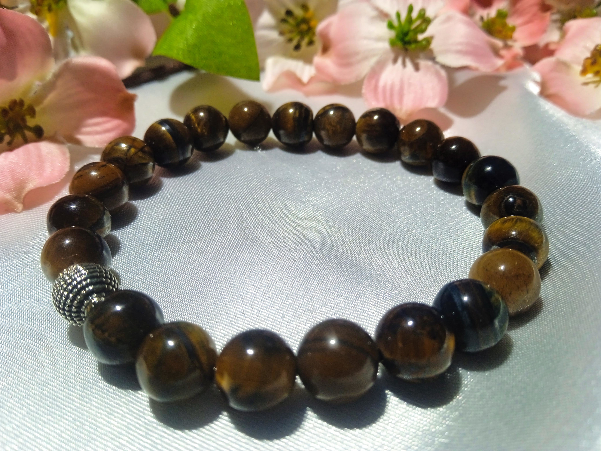 Jade'm Gold  Kaplangözü Doğaltal Bileklik