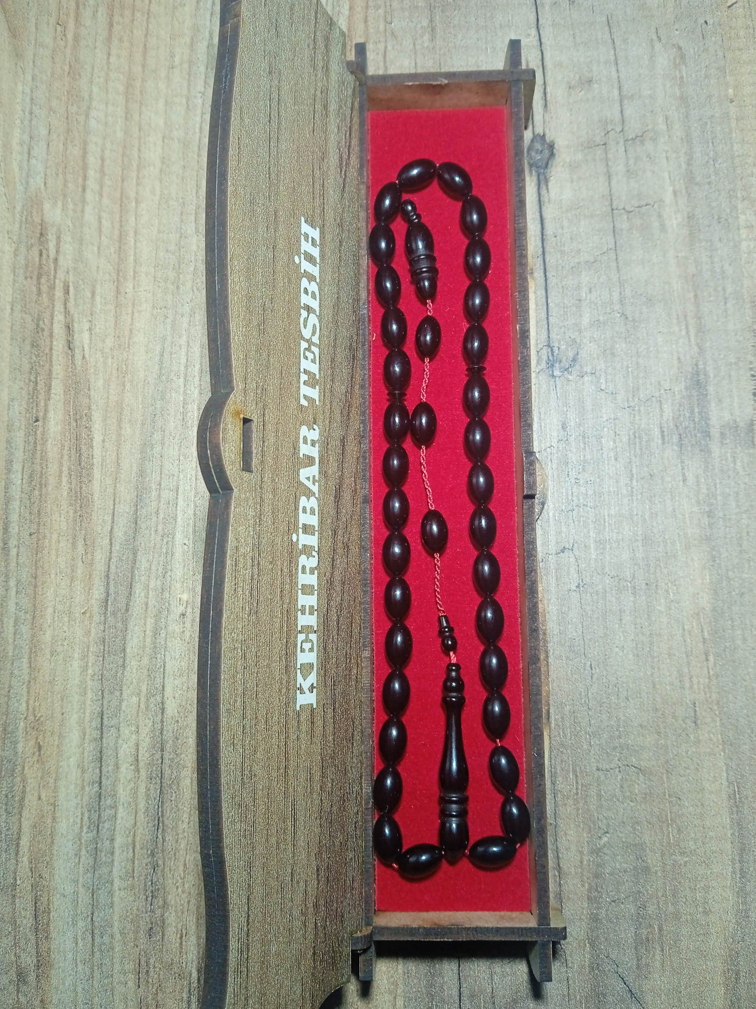 Jade'm Gold Jadem Gold Özel Kutulu Sıkma Sistemli Kehribar Tesbih