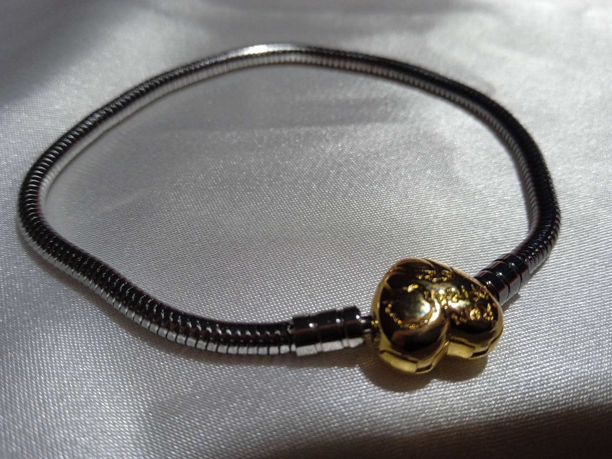 Jade'm Gold Jade'm  Kalpli Charm Bileklik İleklik