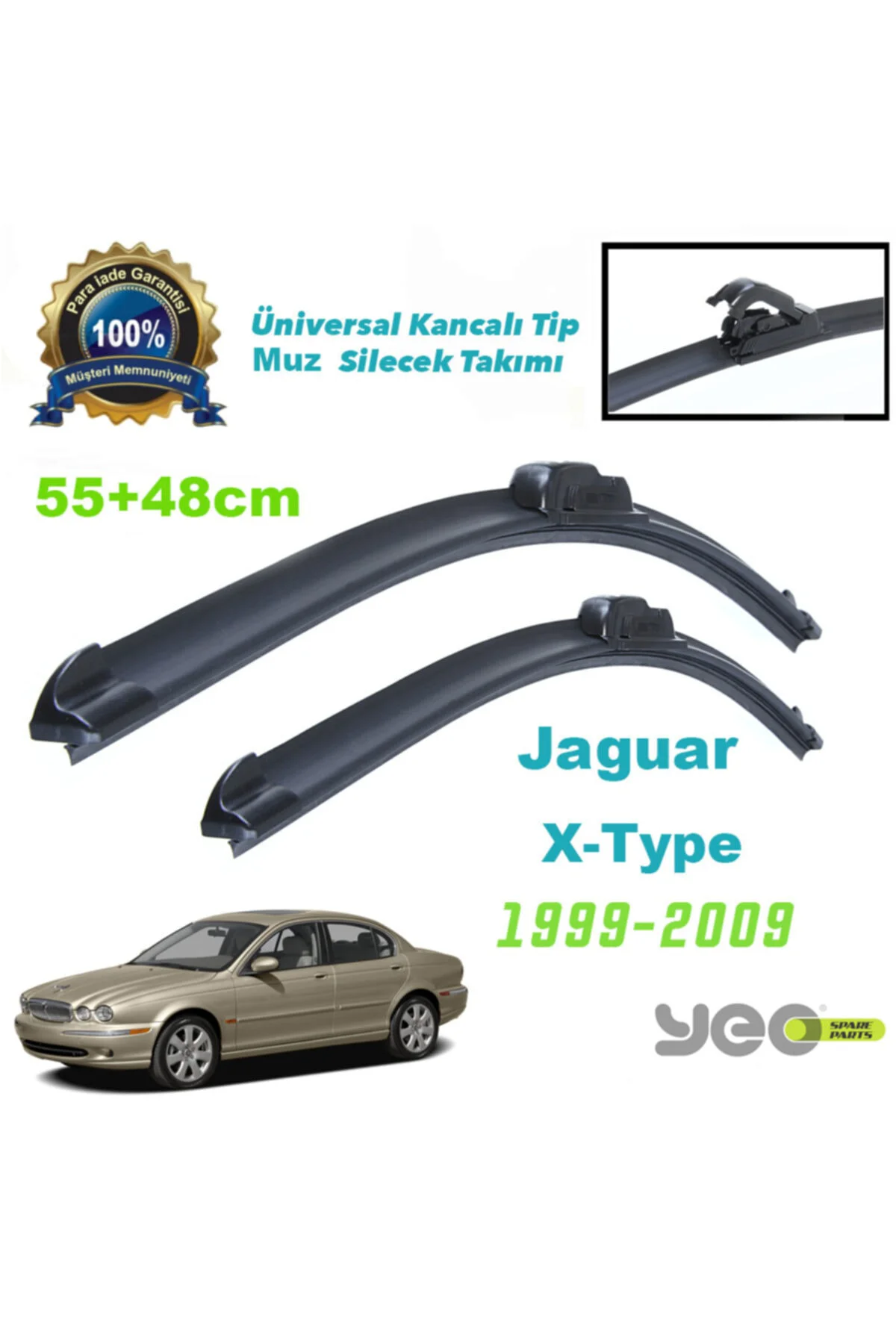 Jaguar X-type Aeroflex Muz Silecek Takımı