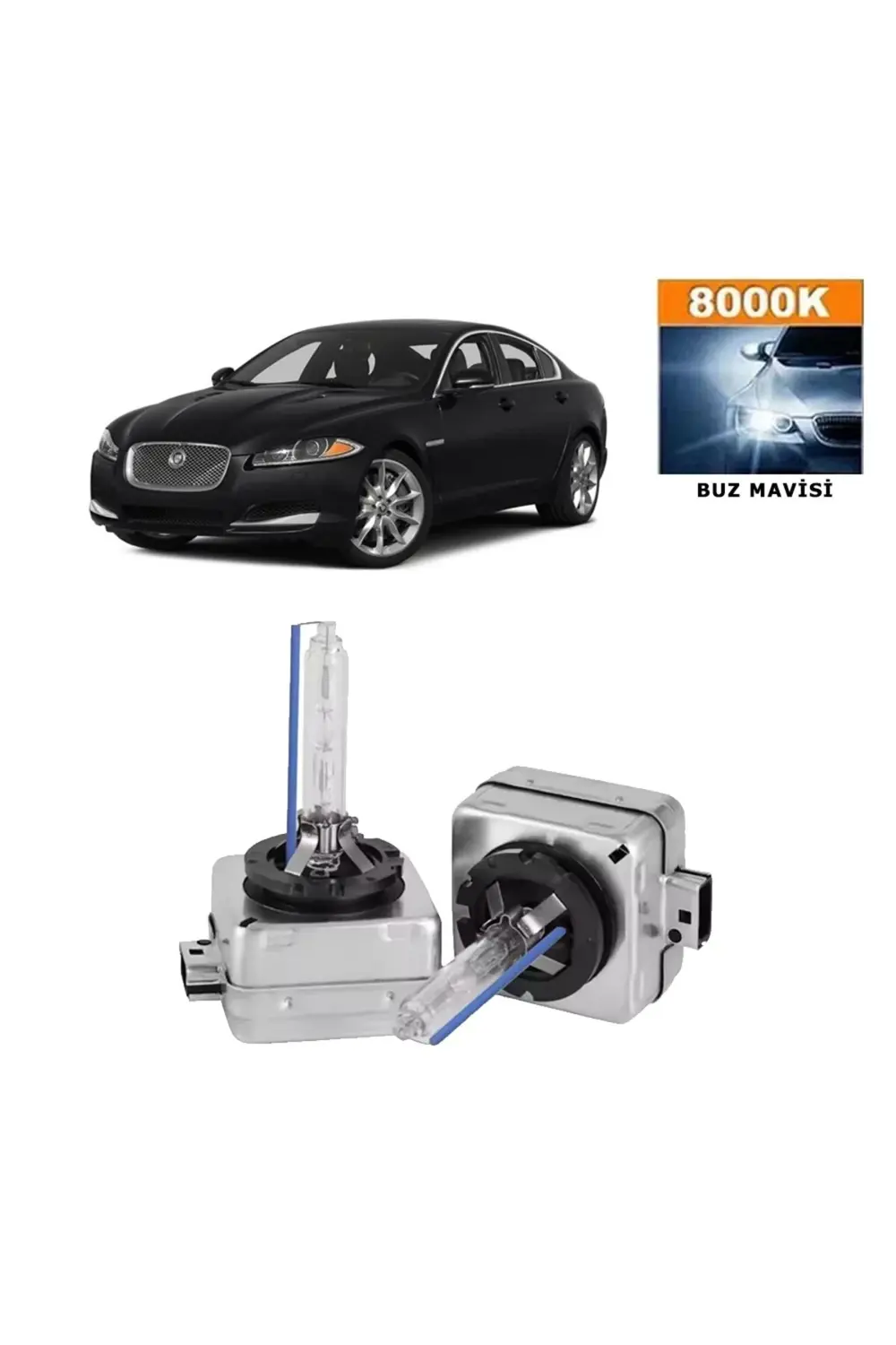 Jaguar Xf 2012-2015 D3s / D3r 8000k Buz Mavisi Hıd Xenon Ampul 2