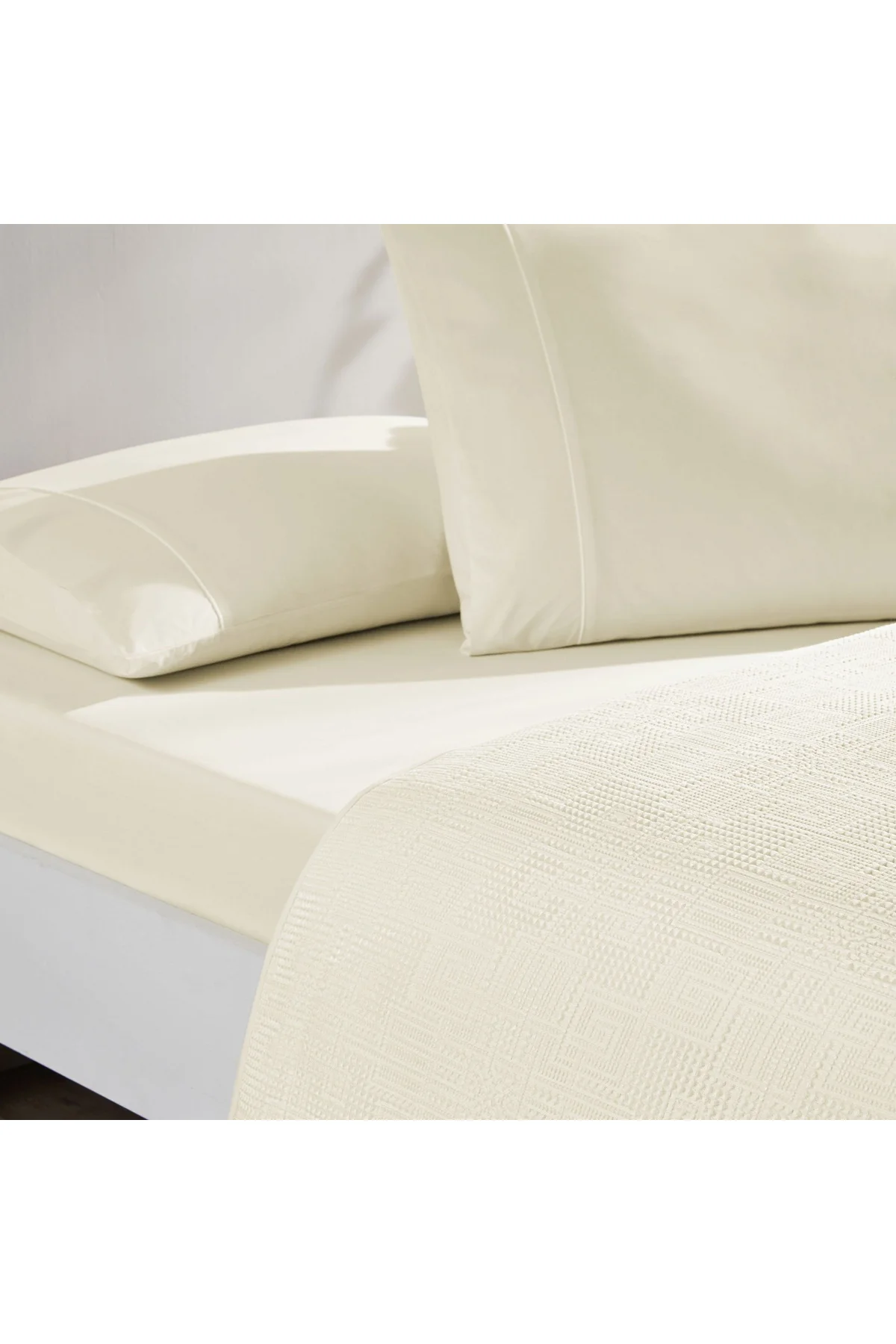 Jakar Vıgnes Çift Kişilik Pike Takımı Beyaz