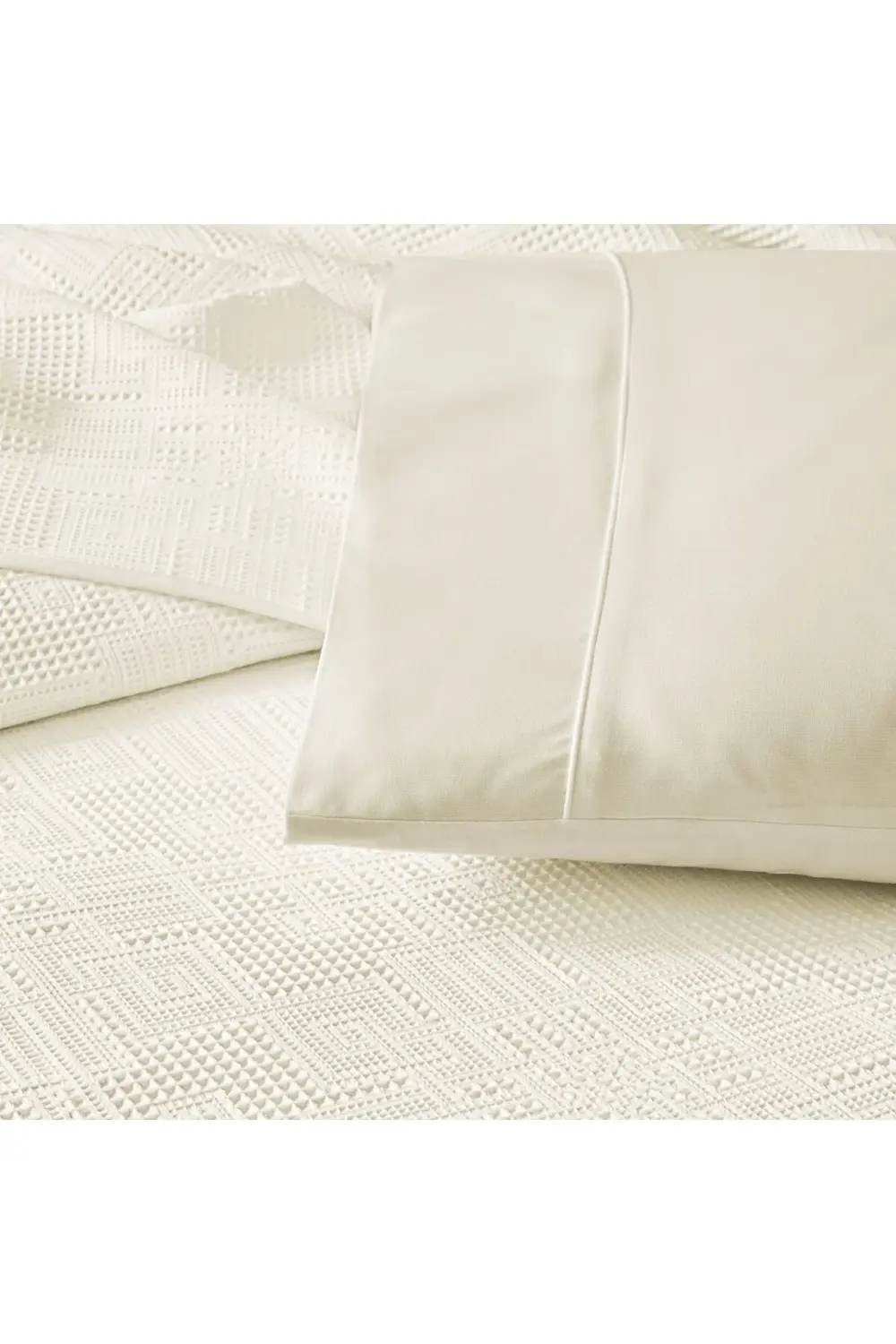 Jakar Vıgnes Çift Kişilik Pike Takımı Beyaz