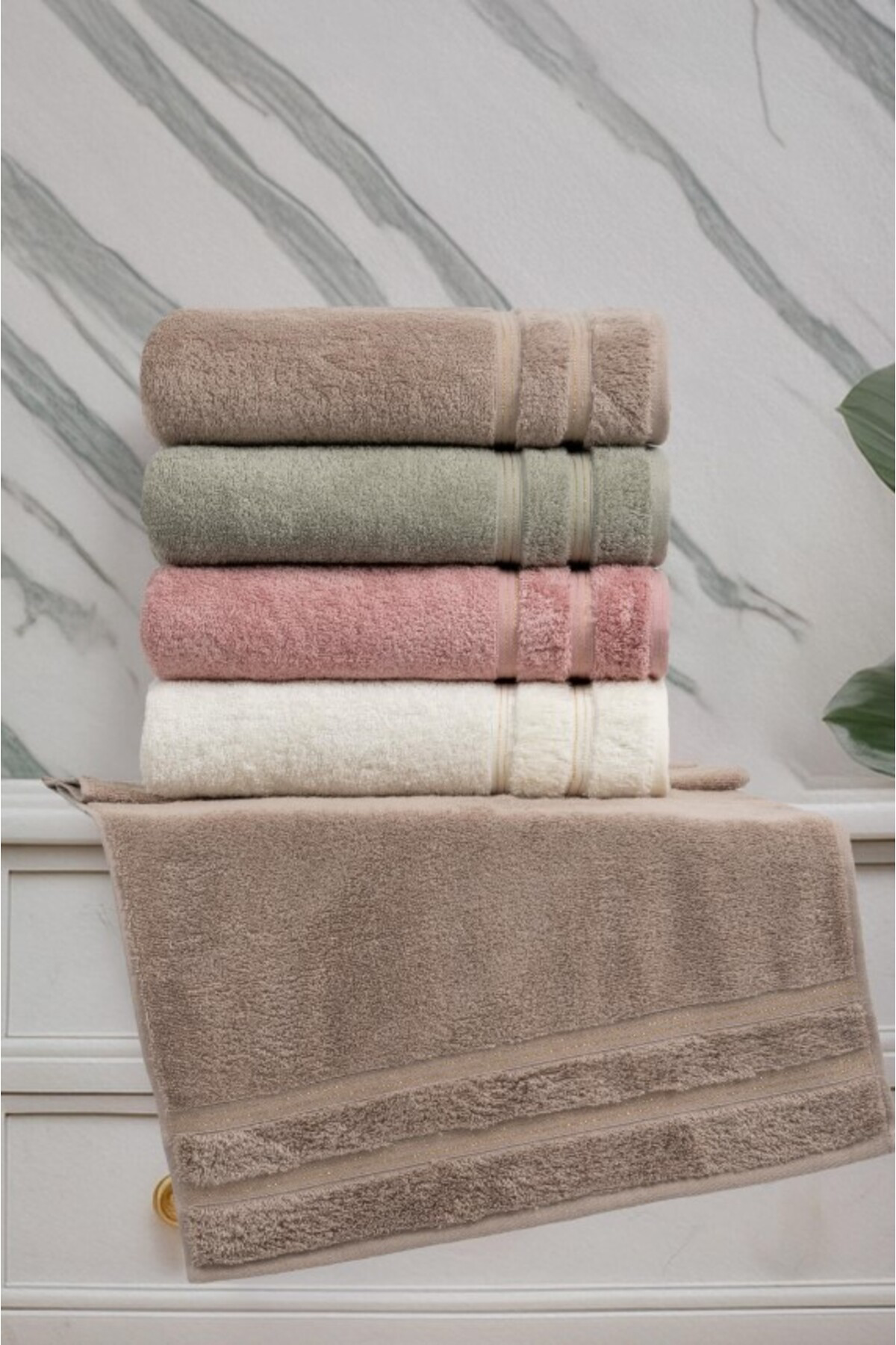 E Bulurum  Jakarlı 4´Lü 50X90 El Havlusu Maddy