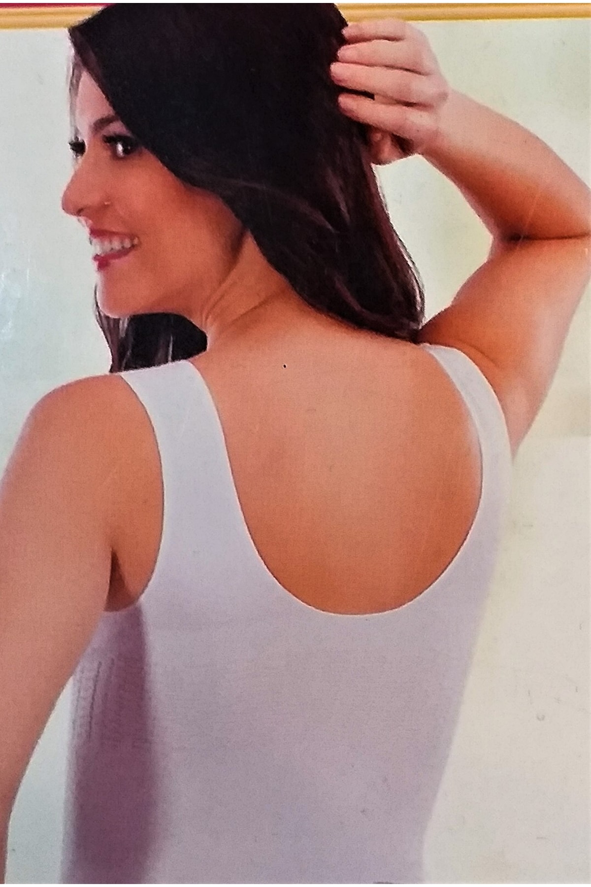 Jakarlı Kalın Askılı Toparlayıcı Korse Atlet