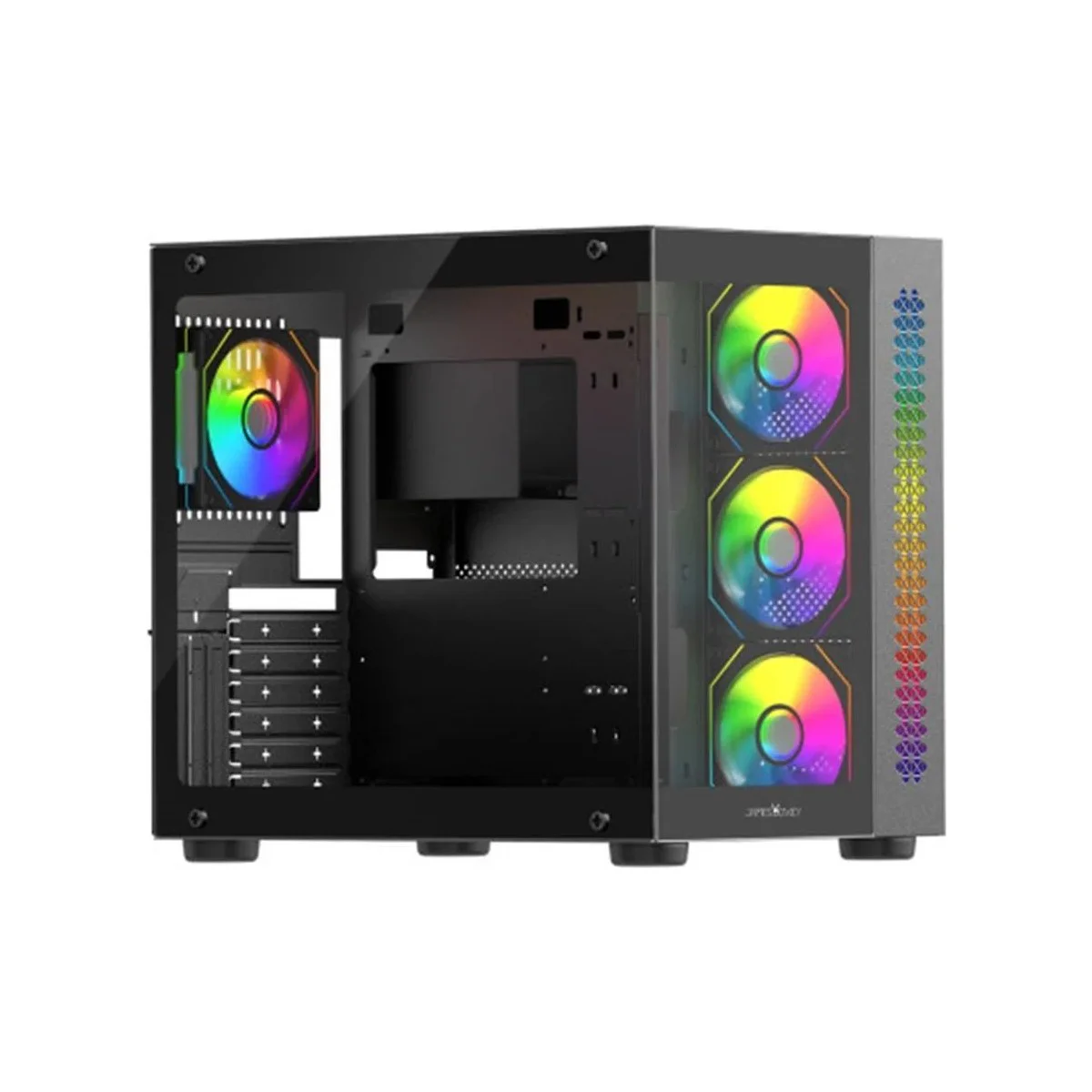 James Donkey Stark S800 4xargb Temperli Cam 750W 80+ Bronze Atx Siyah Gaming (Oyuncu) Kasa James Donkey Stark S800 4xargb Temperli Cam 750W 80+ Bronze Atx Siyah Gaming (Oyuncu) Kasa