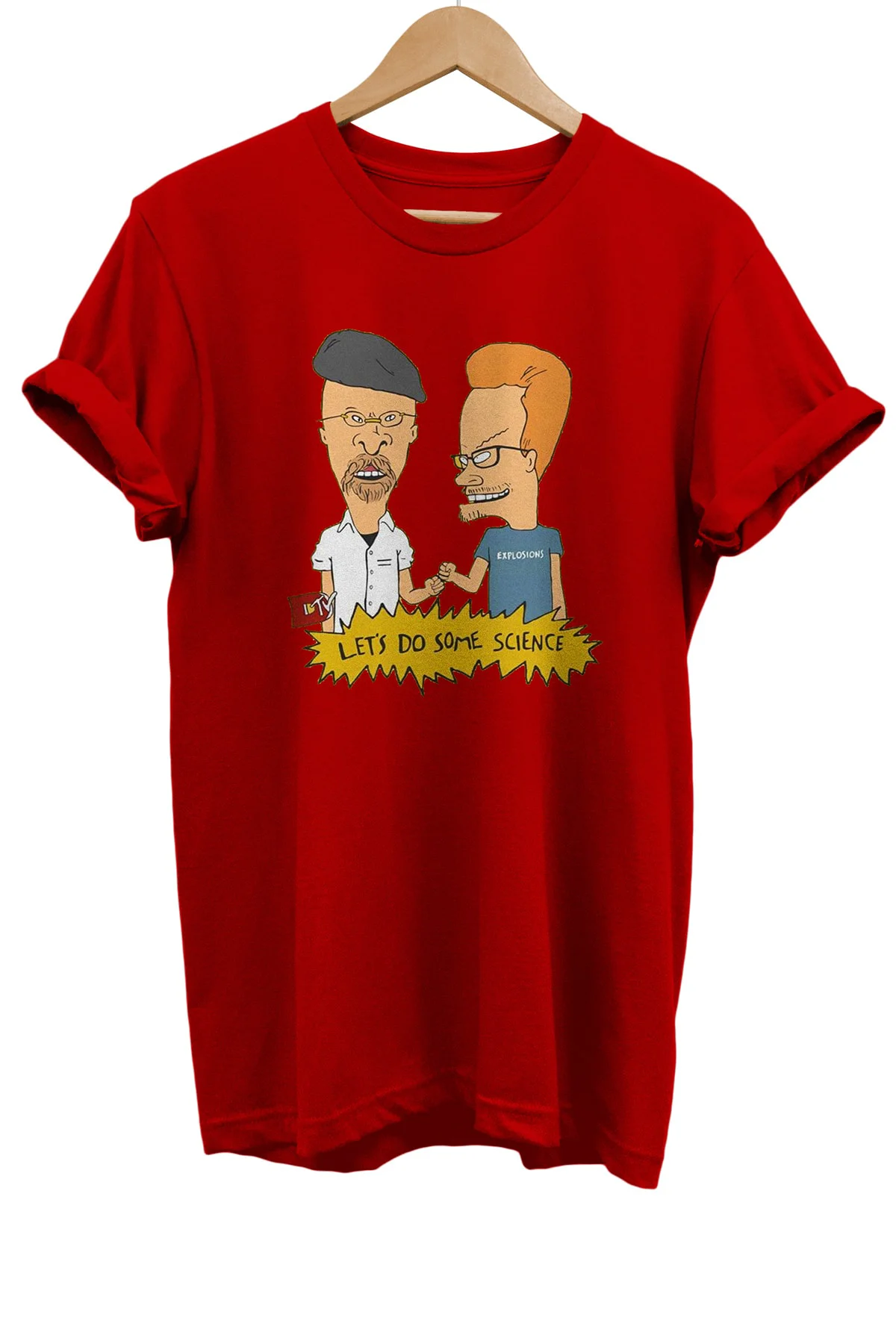 Jamie And Adam Baskılı %100 Pamuk Basic T-shirt Normal Beden Tişö