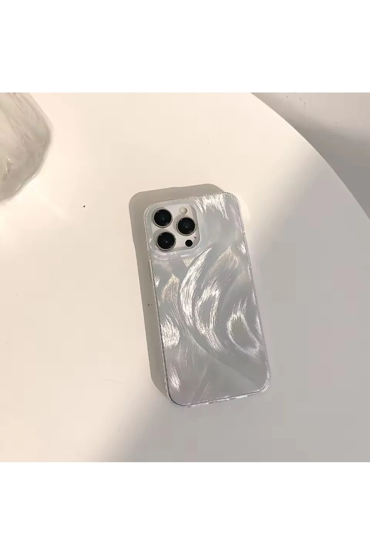Janjanli Metalik Renkli iphone 16 Pro Max Telefon Kılıfı