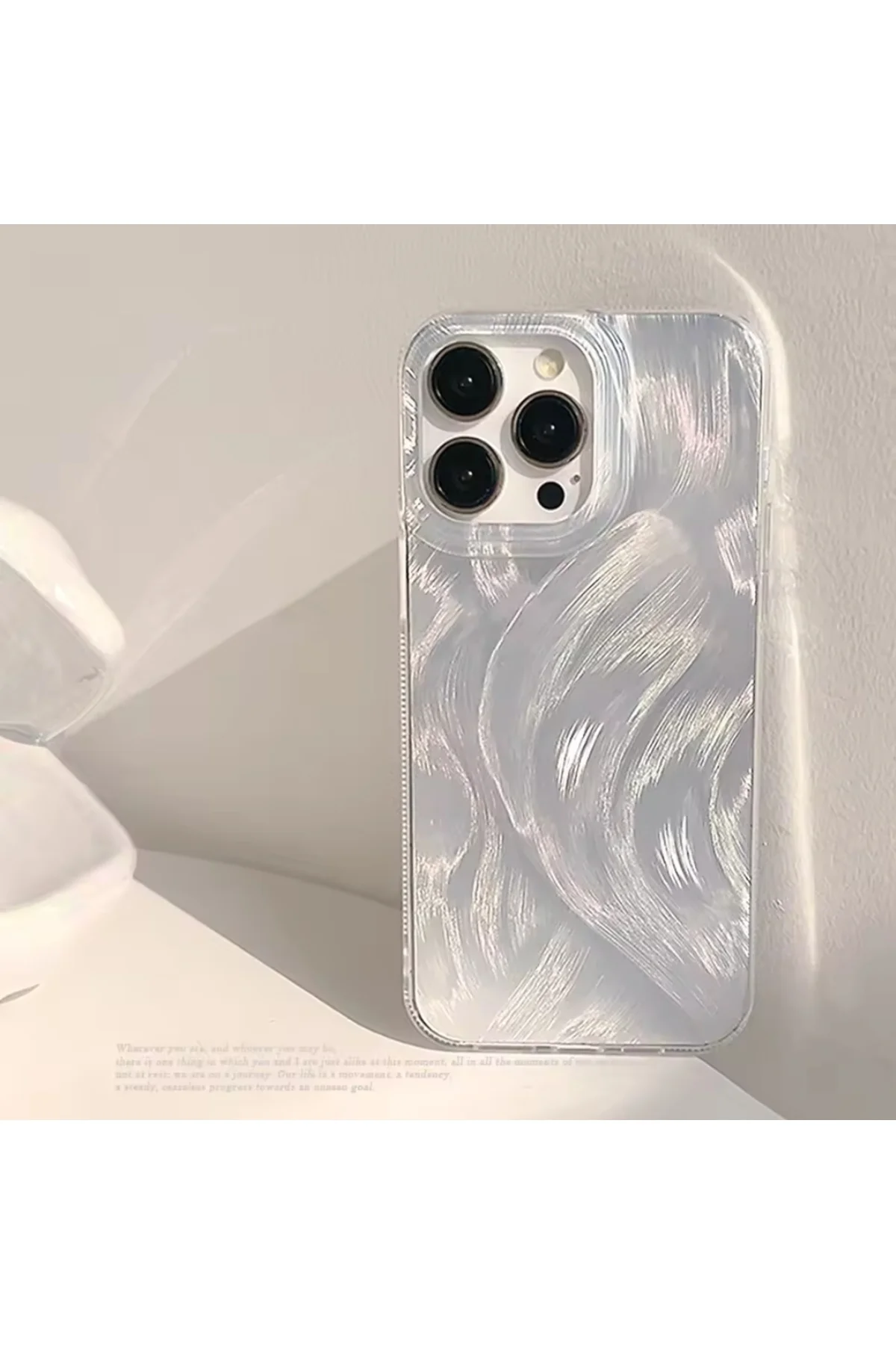 Janjanli Metalik Renkli iphone 16 Pro Max Telefon Kılıfı