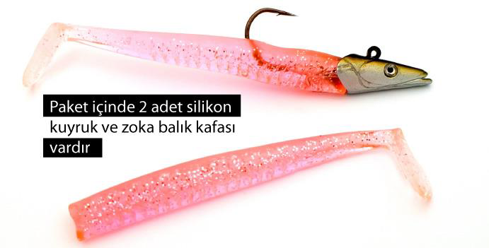 Japanese Levrek Sasi Sardine Sandeel Silikon Yem 21,5g 11cm