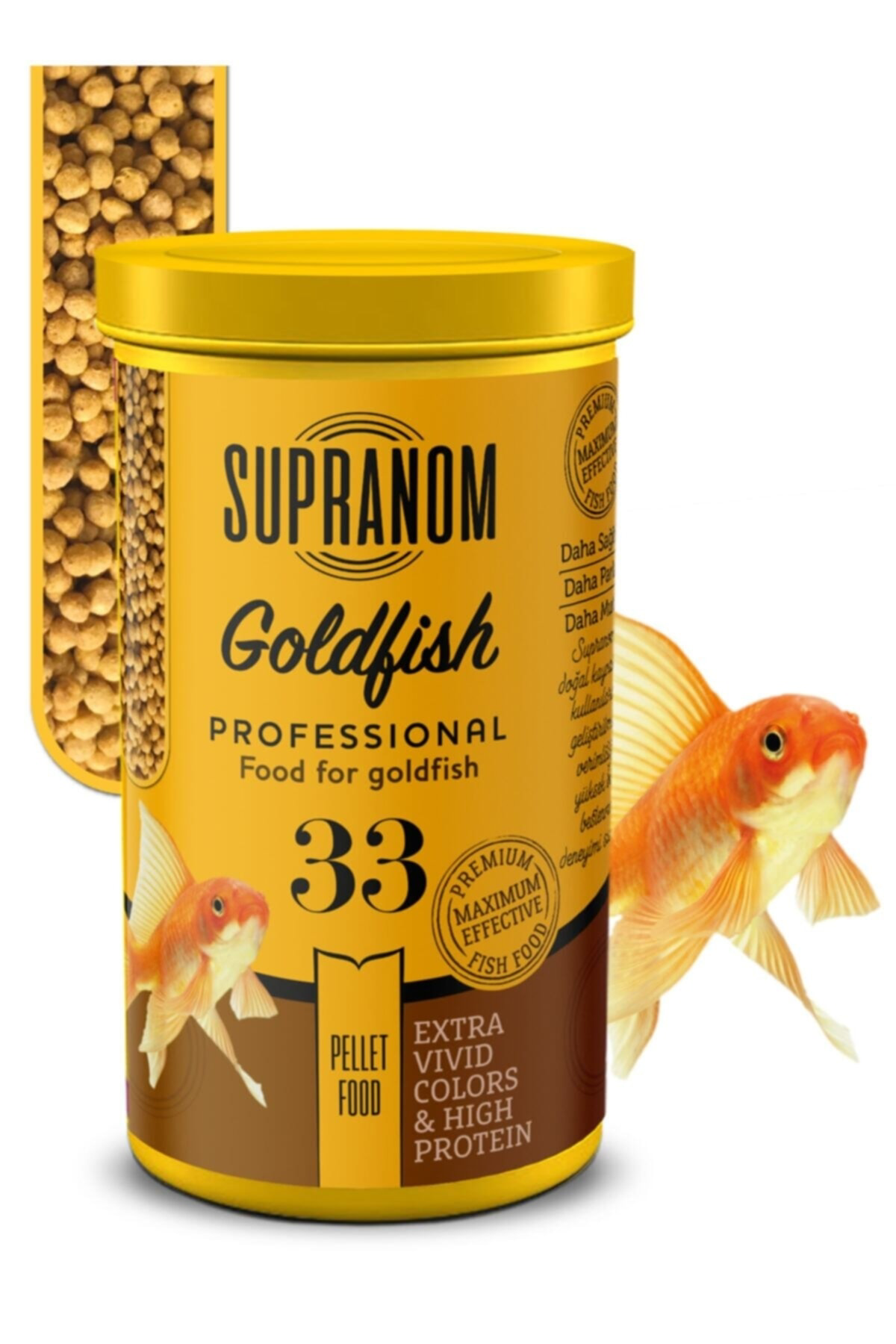 Japon Balık Yemi Goldfish Pellet Food 250ml (33)