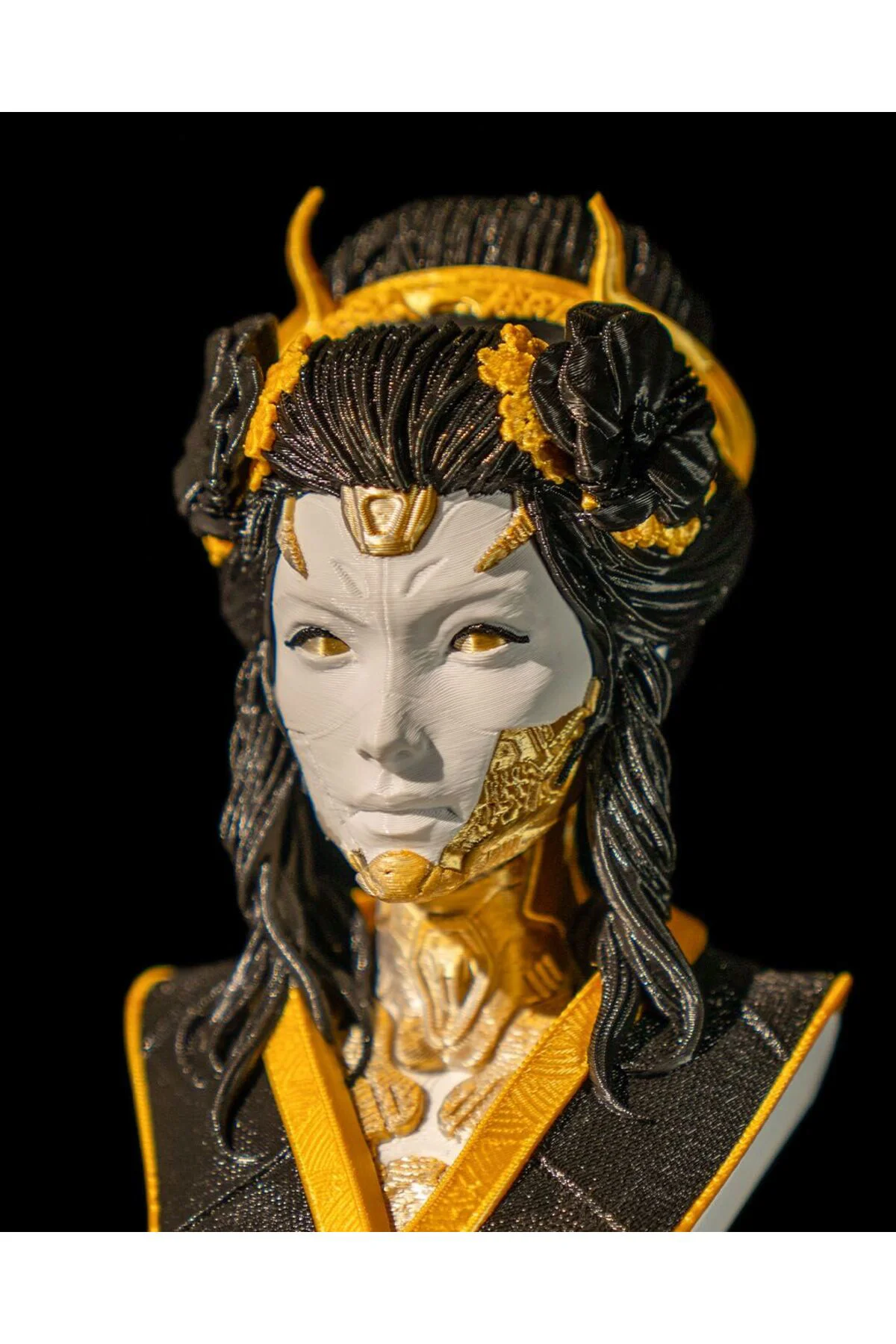 Japon Geyşa Büst Geisha Figür Büyük Boy 18CM