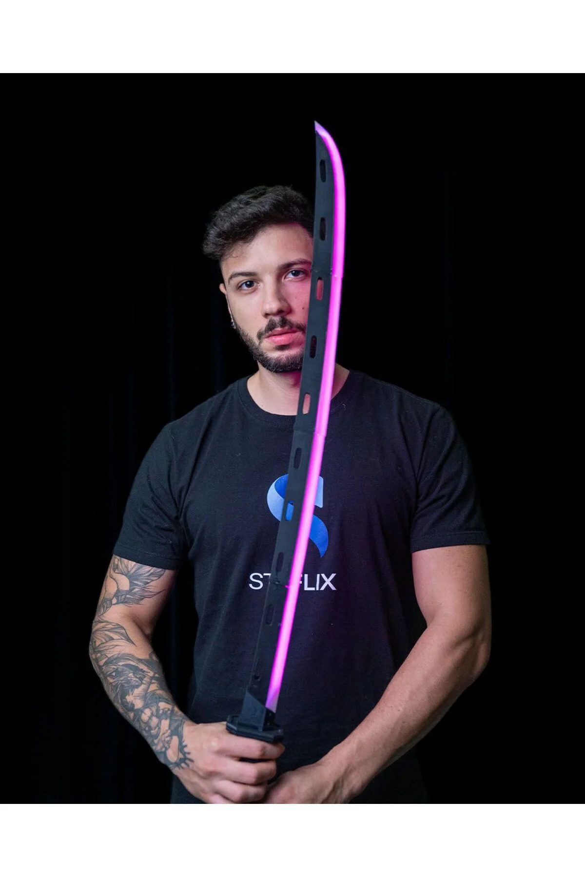 Japon Kılıcı Işıklı Katana Oyuncak Kılıç Ledli Katana Samuray Kılıcı Figürü Dev Boy 102CM