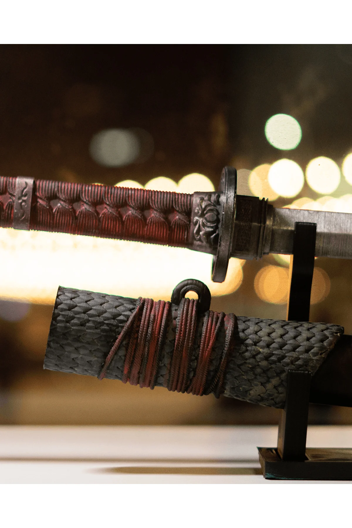 Japon Kılıcı Katana Oyuncak Kılıç Katana Samuray Kılıcı Figürü Standlı
