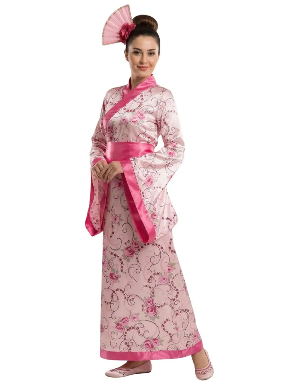 Japon Kimono Kostümü Yetişkin Japon Kimono Kostümü Yetişkin