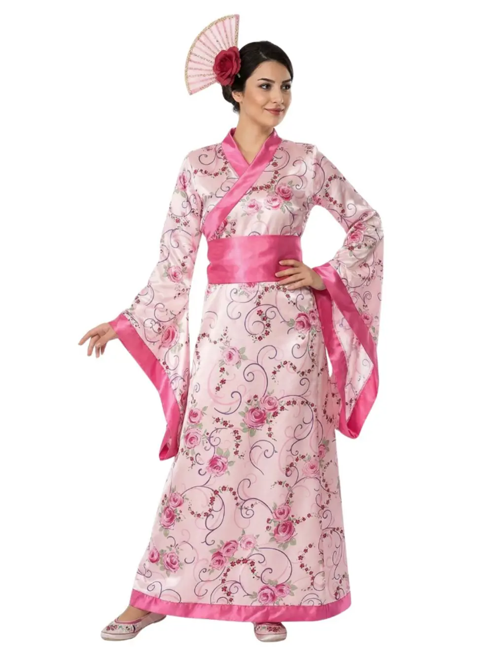 Japon Kimono Kostümü Yetişkin Japon Kimono Kostümü Yetişkin