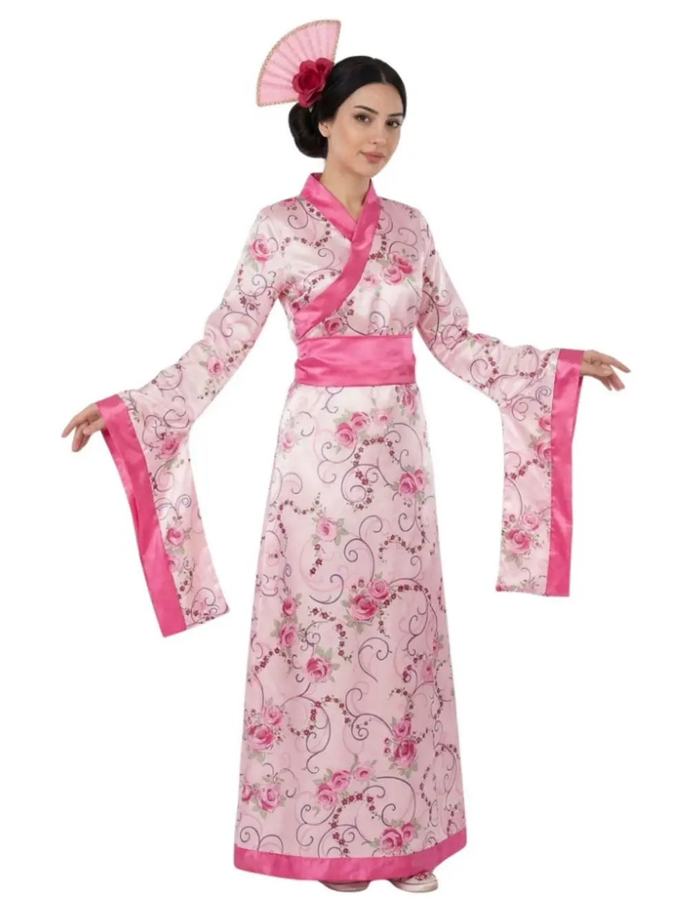 Japon Kimono Kostümü Yetişkin Japon Kimono Kostümü Yetişkin