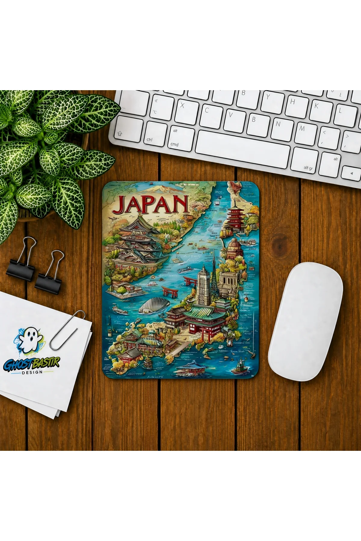 Japonya Baskılı Oyuncu Mousepad 0105