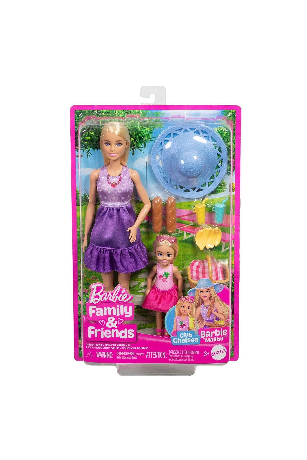 Rby Jbf43 Barbie Malibu Ve Chelsea Ve Aksesuarlari