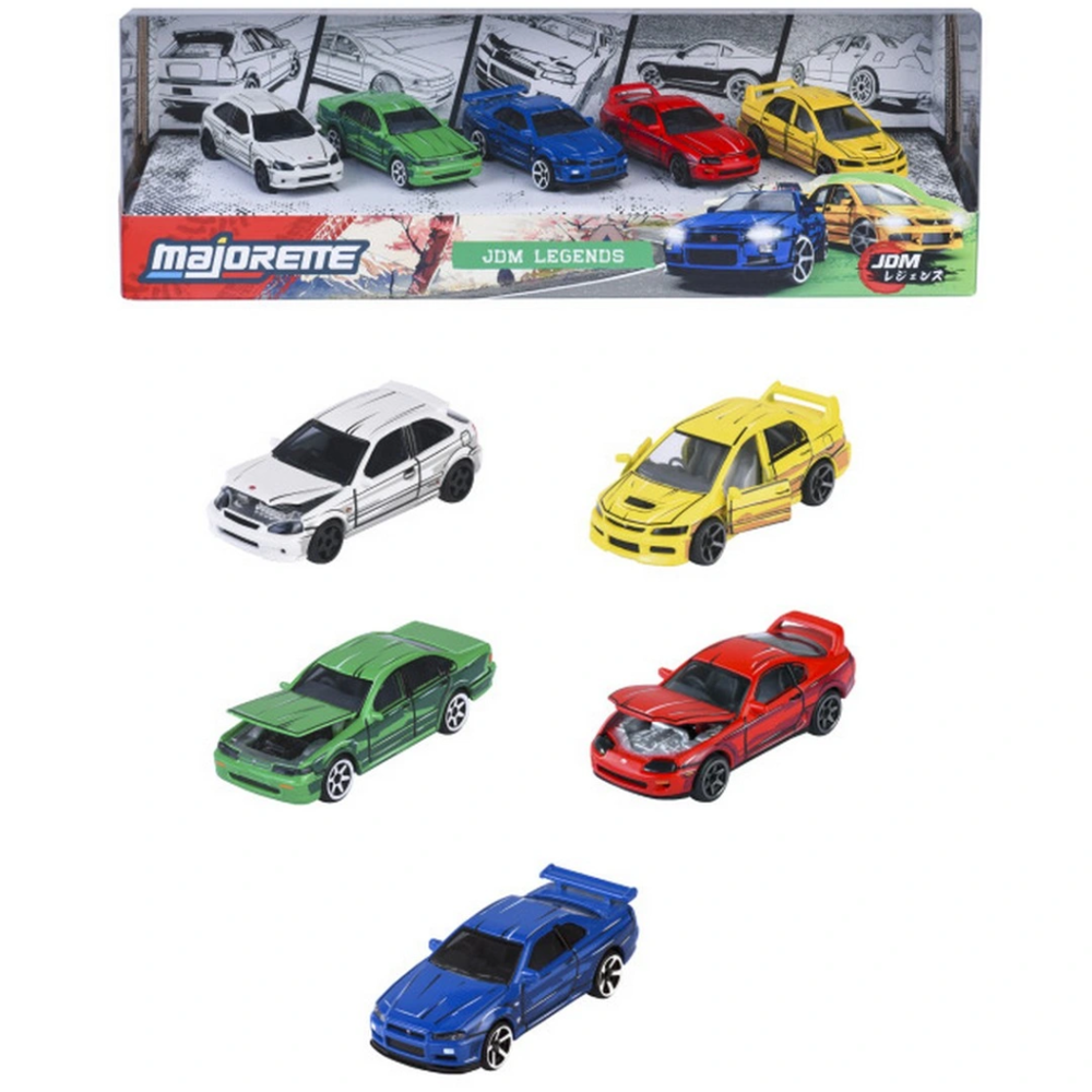 JDM Legends Anime 5'li Araba Seti