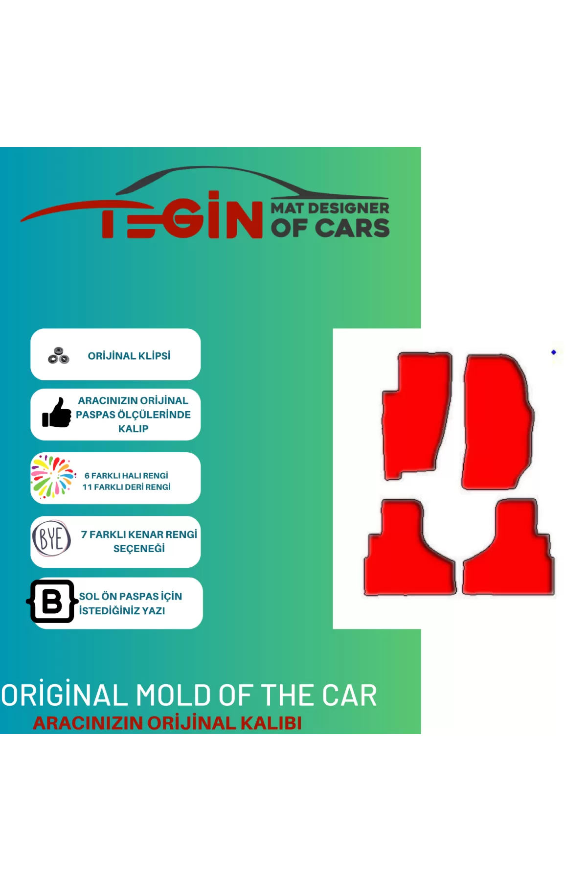 Jeep Cherokee 2008-2013 Prime Siyah Halı Beyaz Kenar Halı Paspas