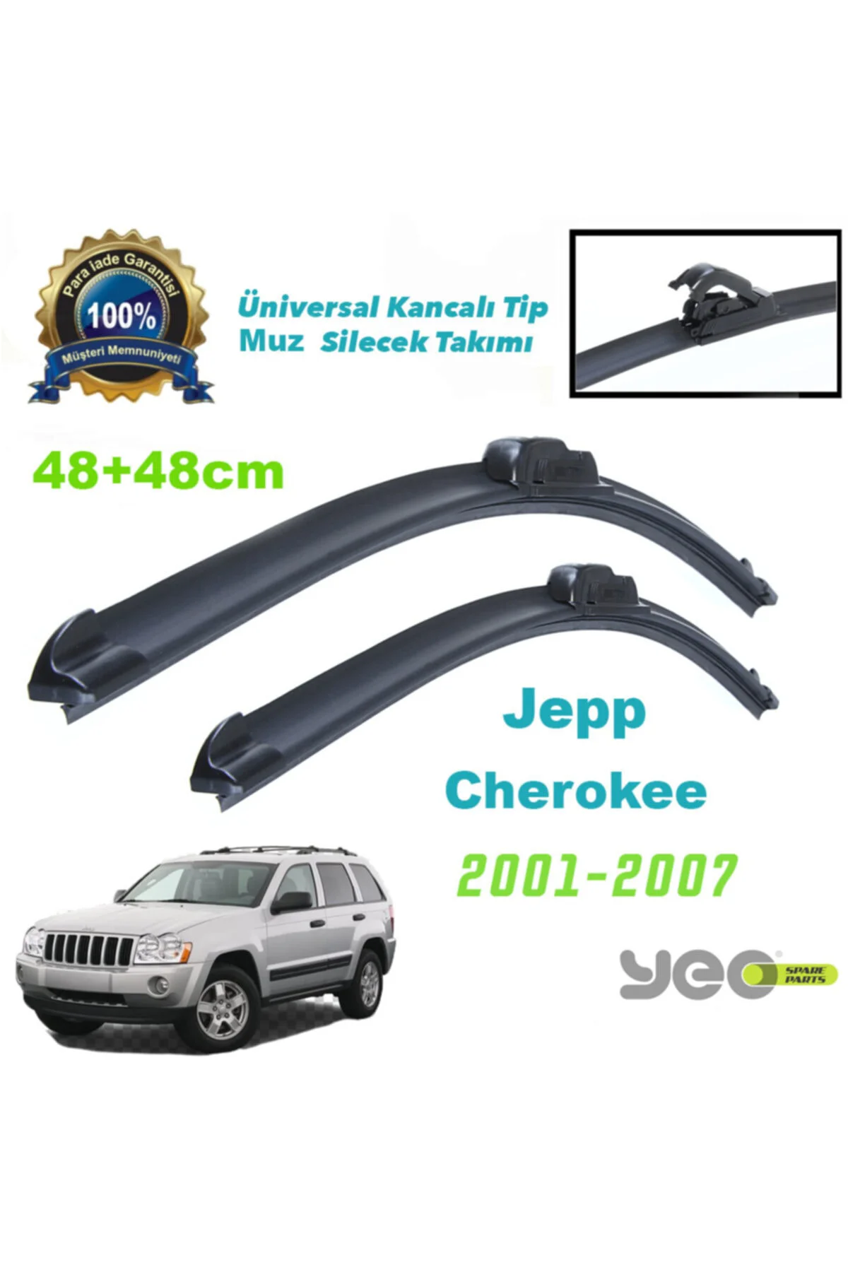 Jeep Cherokee Aeroflex Muz Silecek Takımı
