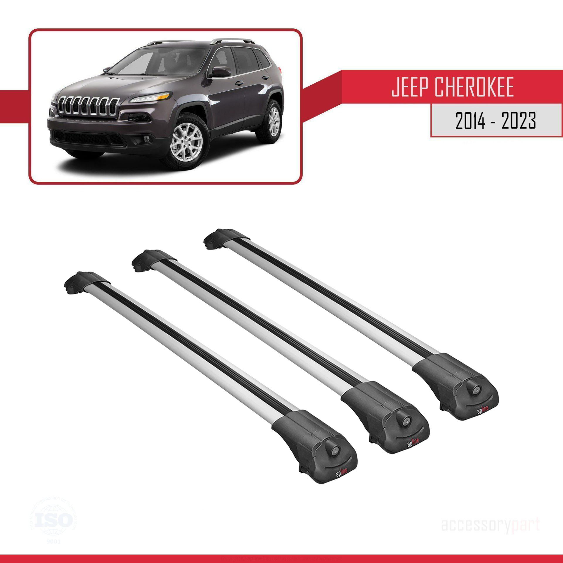 Jeep Cherokee (KL) 2014-2023 Arası ile uyumlu ACE-1 Ara Atkı Tava