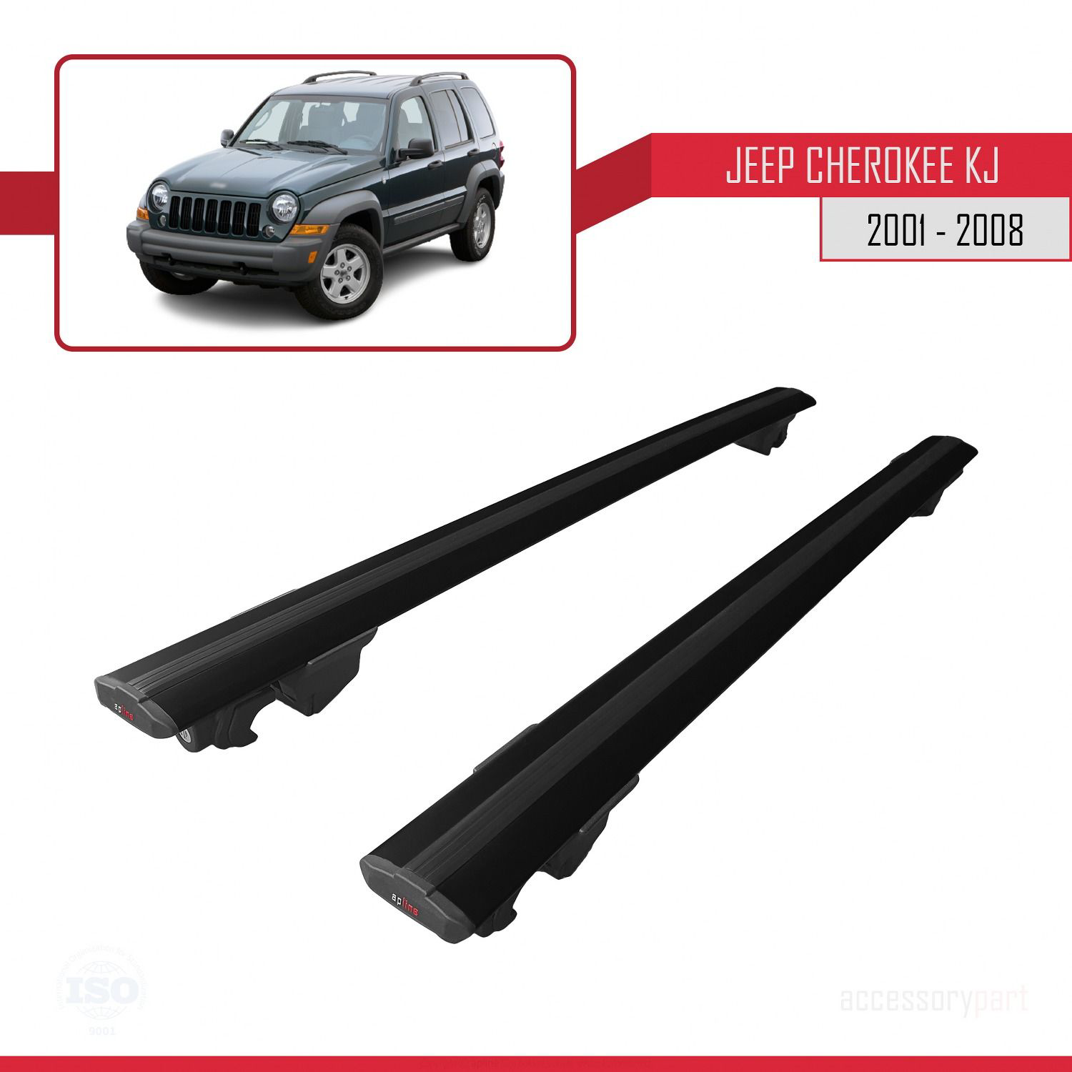 Jeep Cherokee (KJ) 2001-2008 Arası ile uyumlu HOOK Model Anahtar 