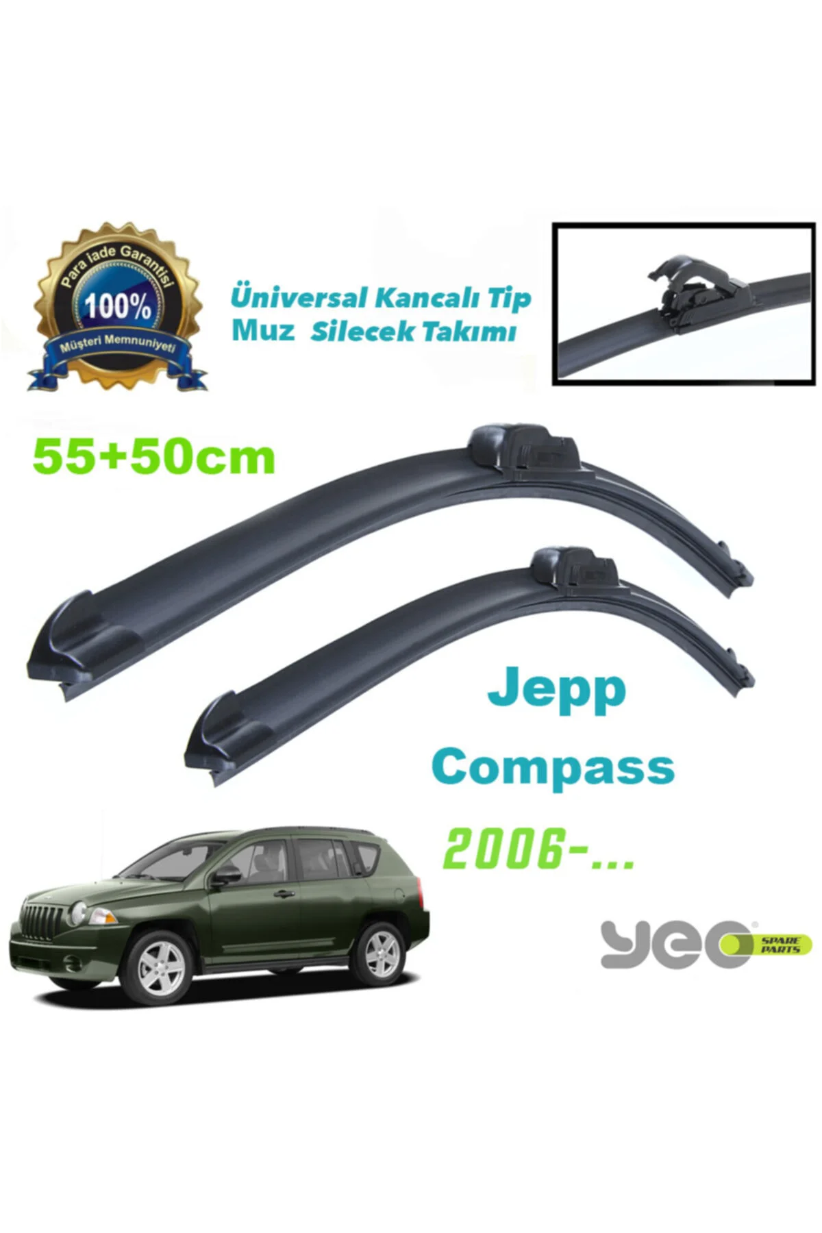 Jeep Compass Aeroflex Muz Silecek Takımı Fiyatı, Yorumları ve Özellikleri