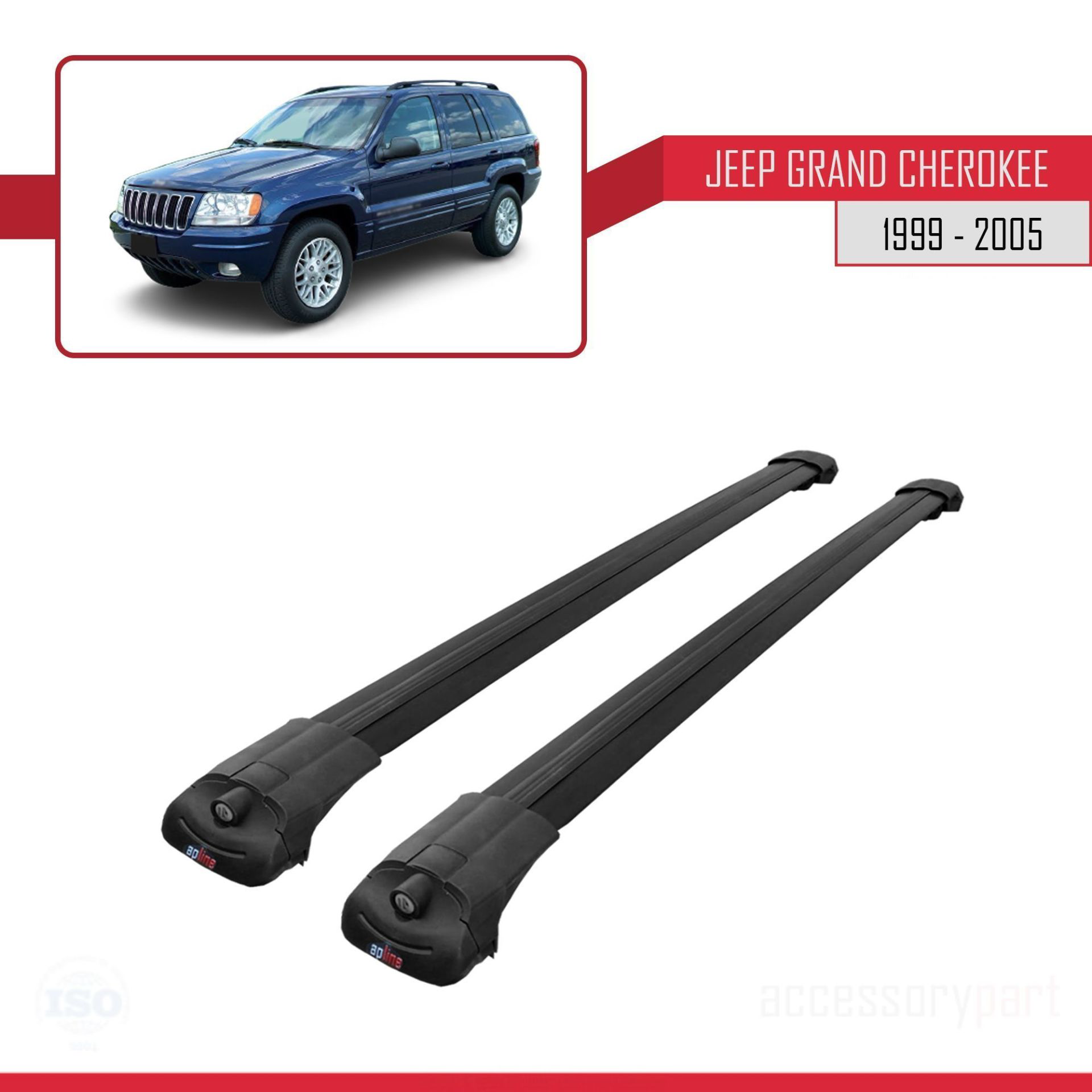 Jeep Grand Cherokee 1999-2005 Arası ile uyumlu ACE-1 Ara Atkı Tav