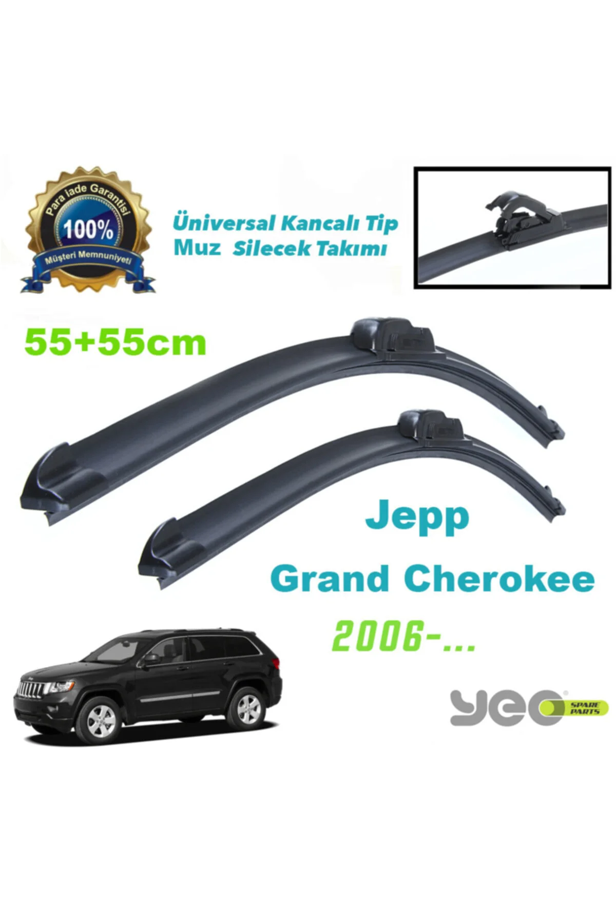 Jeep Grand Cherokee Aeroflex Muz Silecek Takımı