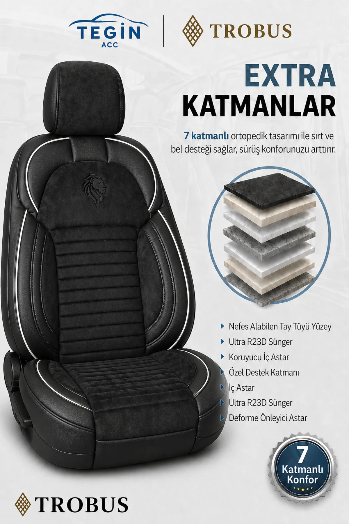 Jeep Renegade 2014 ve Sonrası Araca Uyumlu Premium Tay Tüyü Koltuk Kılıfı Liona Serisi Siyah Jeep Renegade 2014 ve Sonrası Araca Uyumlu Premium Tay Tüyü Koltuk Kılıfı Liona Serisi Siyah