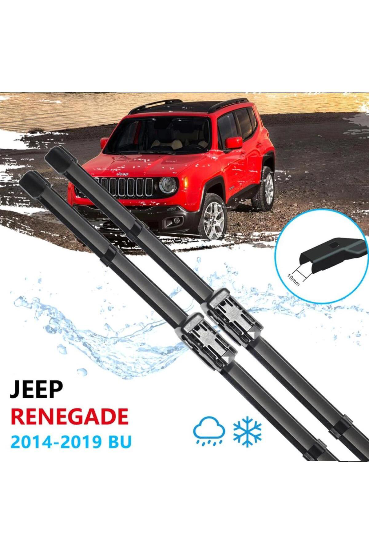 JEEP RENEGADE ÖN CAM MUZ SİLECEK TAKIMI 2014--2019