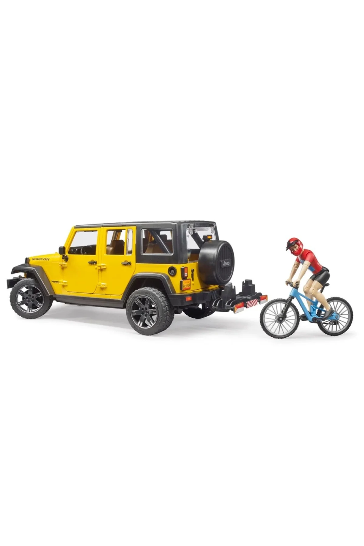 Jeep W. Rubicon & Bisiklet Ve Sürücüsü