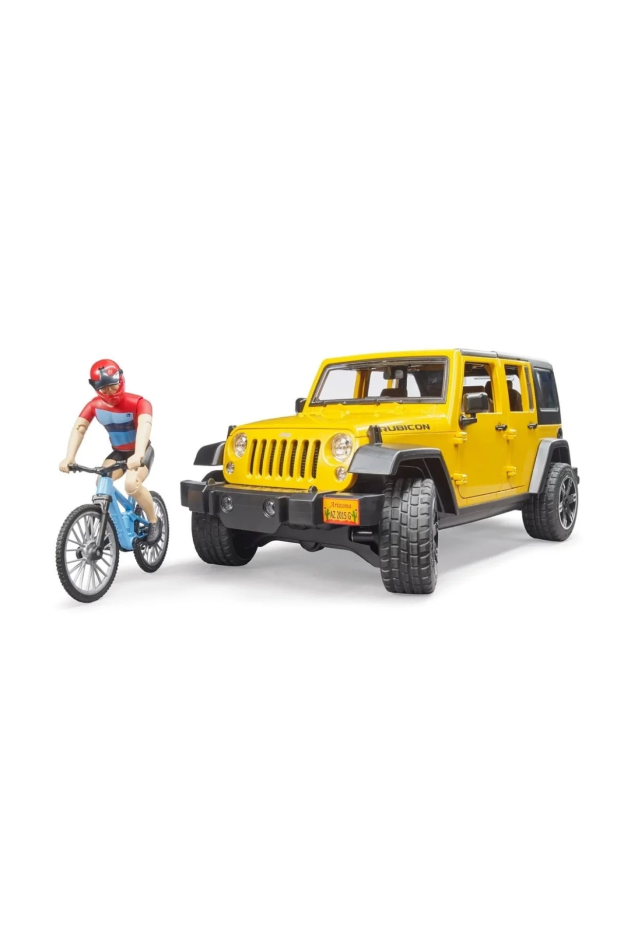 Jeep W. Rubicon & Bisiklet Ve Sürücüsü