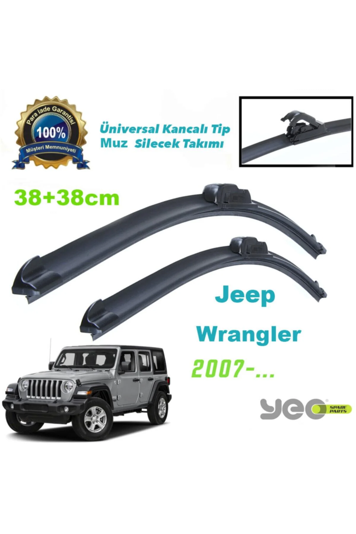 Jeep Wrangler Aeroflex Muz Silecek Takımı 2007-...