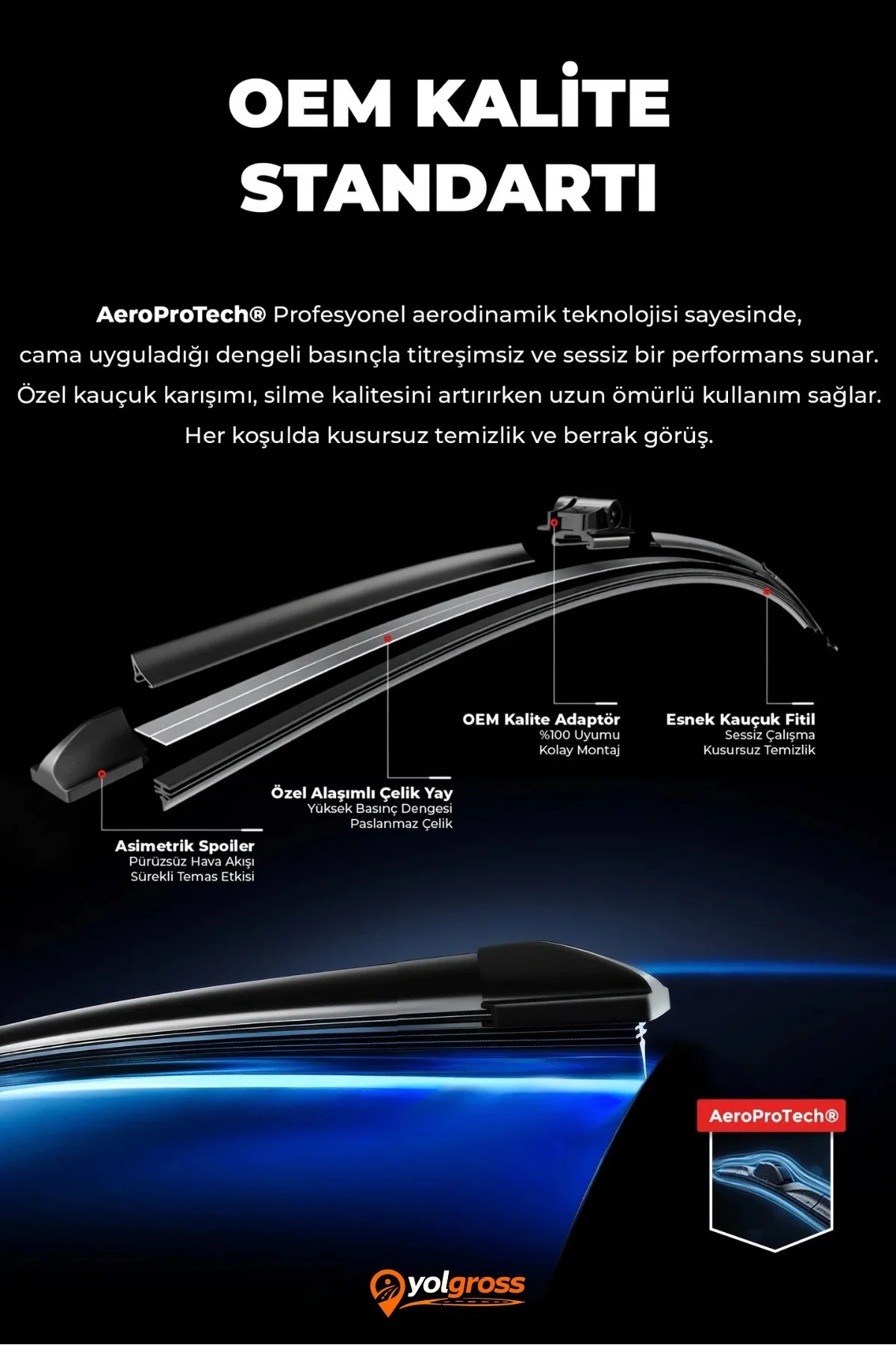 Jeep Wrangler Ön Cam Silecek Seti 1997-2006 Premium Araca Özel 55-50 Cm A+ Kalite Jeep Wrangler Ön Cam Silecek Seti 1997-2006 Premium Araca Özel 55-50 Cm A+ Kalite