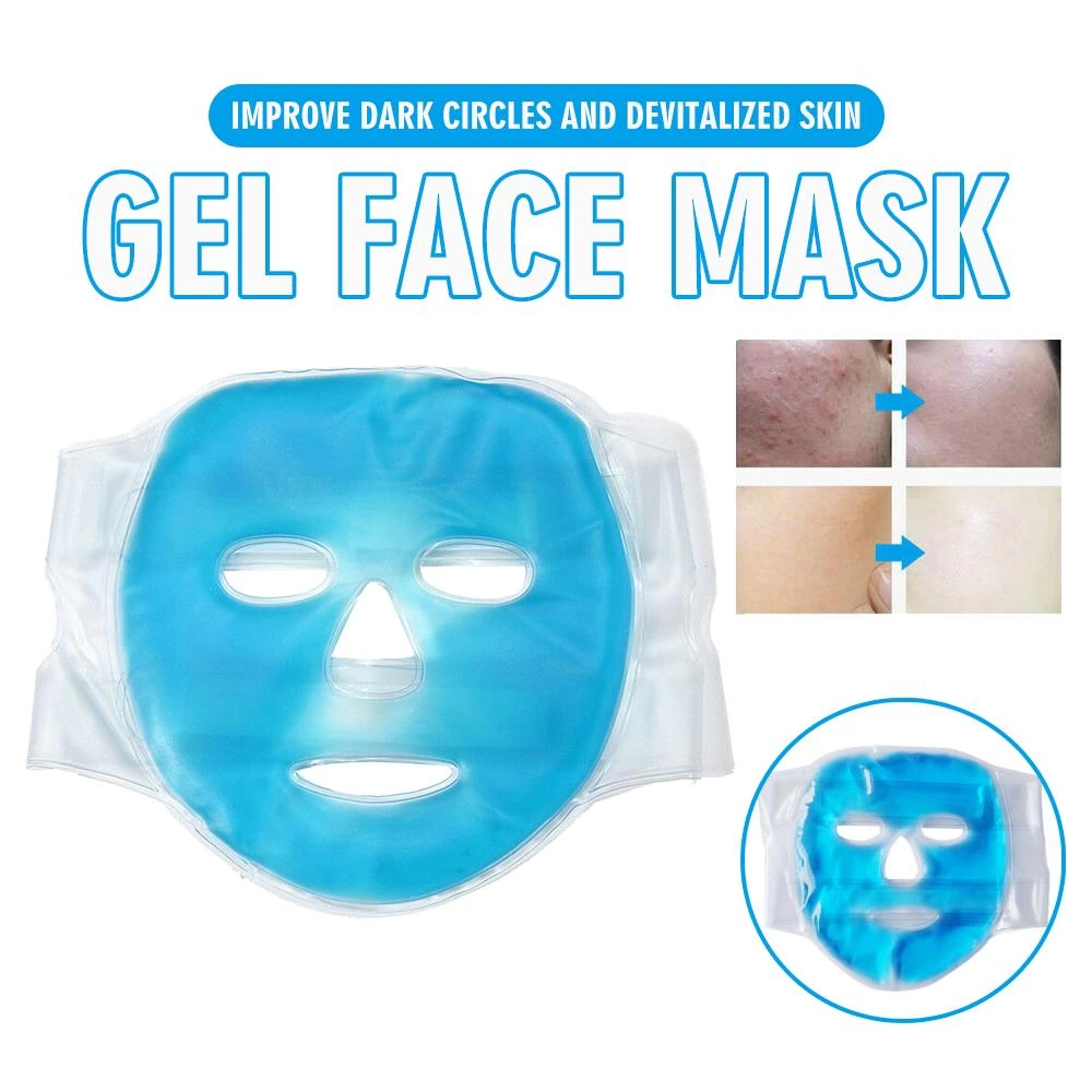 Jel Buz Paketi Yüz Maskesi Baş Ağrısı Yastık Kozmetik Maske + Çif