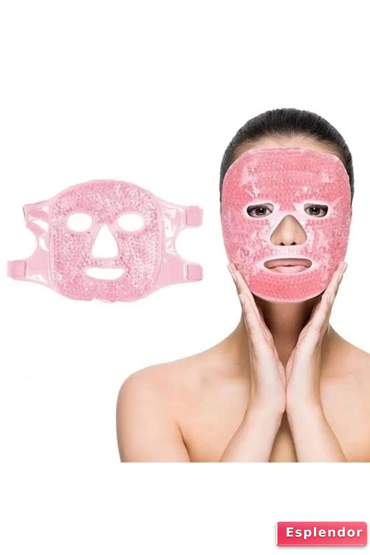 Jel Buz Paketi Soğutma Yüz Maskesi Baş Ağrısı Yastık Rahatlatıcı 