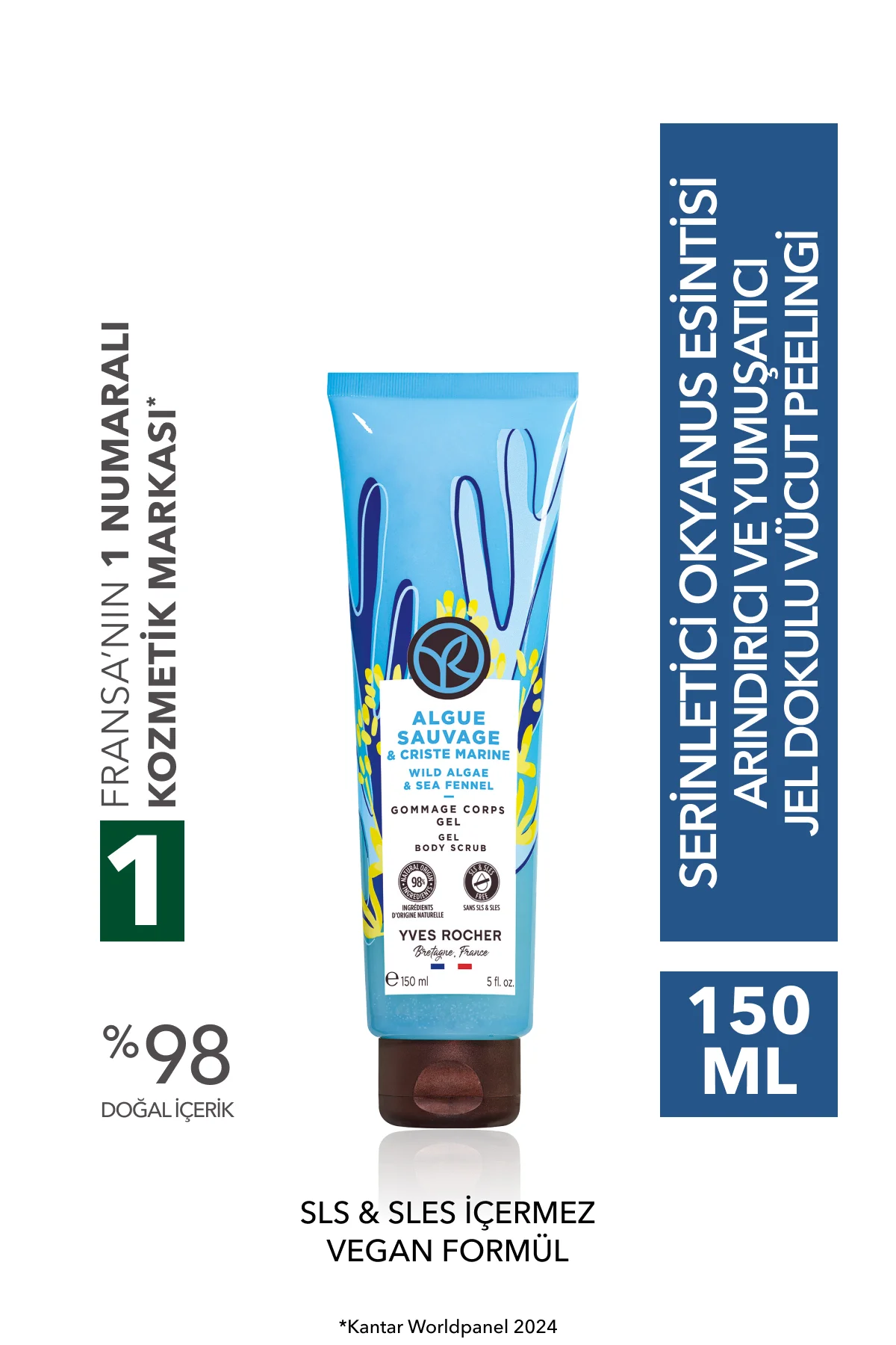 Jel Dokulu Vücut Peelingi-Arındırıcı&Yumuşatıcı&Serinletici Okyan