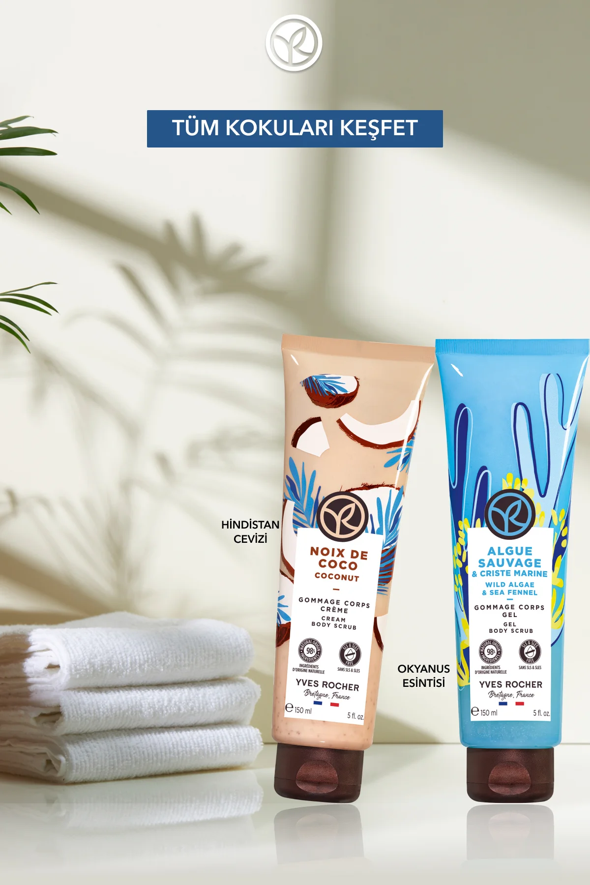 Jel Dokulu Vücut Peelingi-Arındırıcı&Yumuşatıcı&Serinletici Okyan