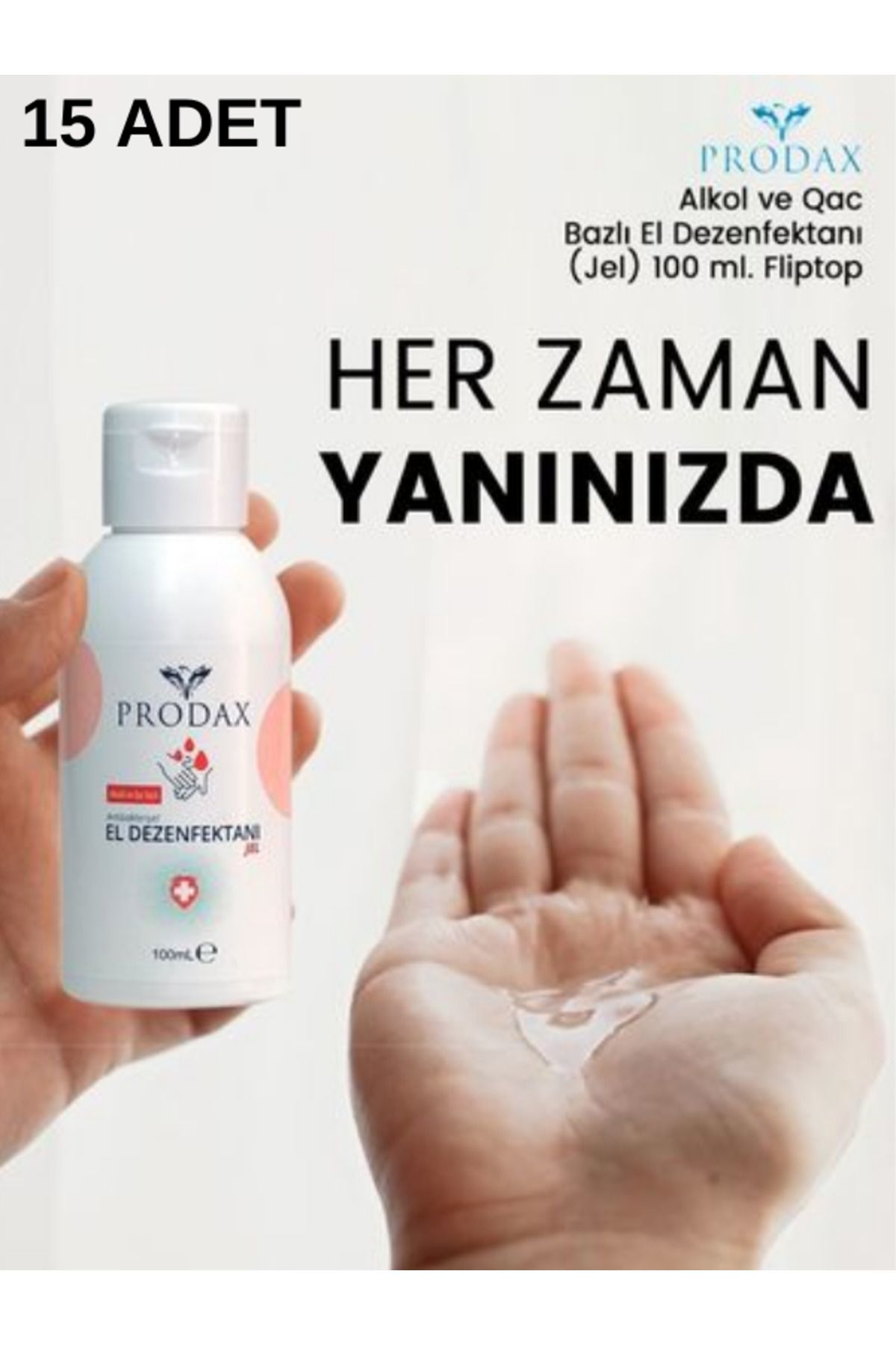 Prodax Jel El Dezenfektani 100Ml (15 Adet)