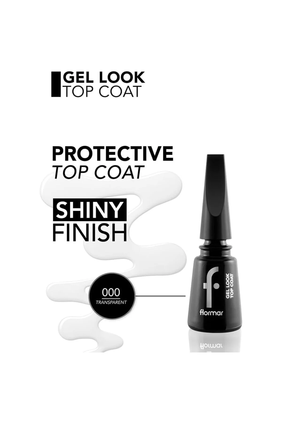 Jel Görünüm Veren Son Kat Tırnak Cilası - Gel Look Top Coat - 000 Jel Görünüm Veren Son Kat Tırnak Cilası - Gel Look Top Coat - 000