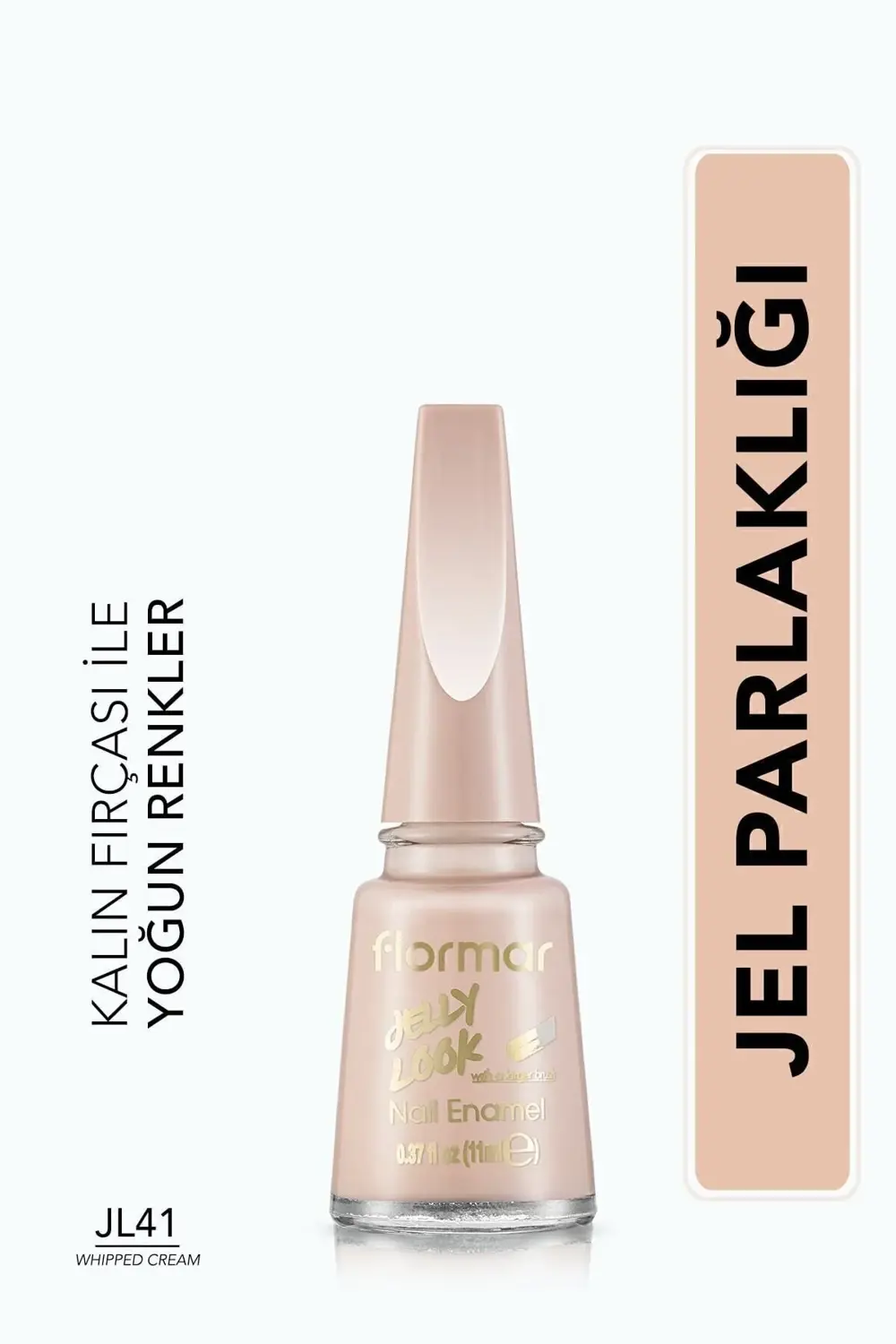 Jel Görünümlü Parlak Oje (Açık Nude) - Jelly Look Nail Enamel - J
